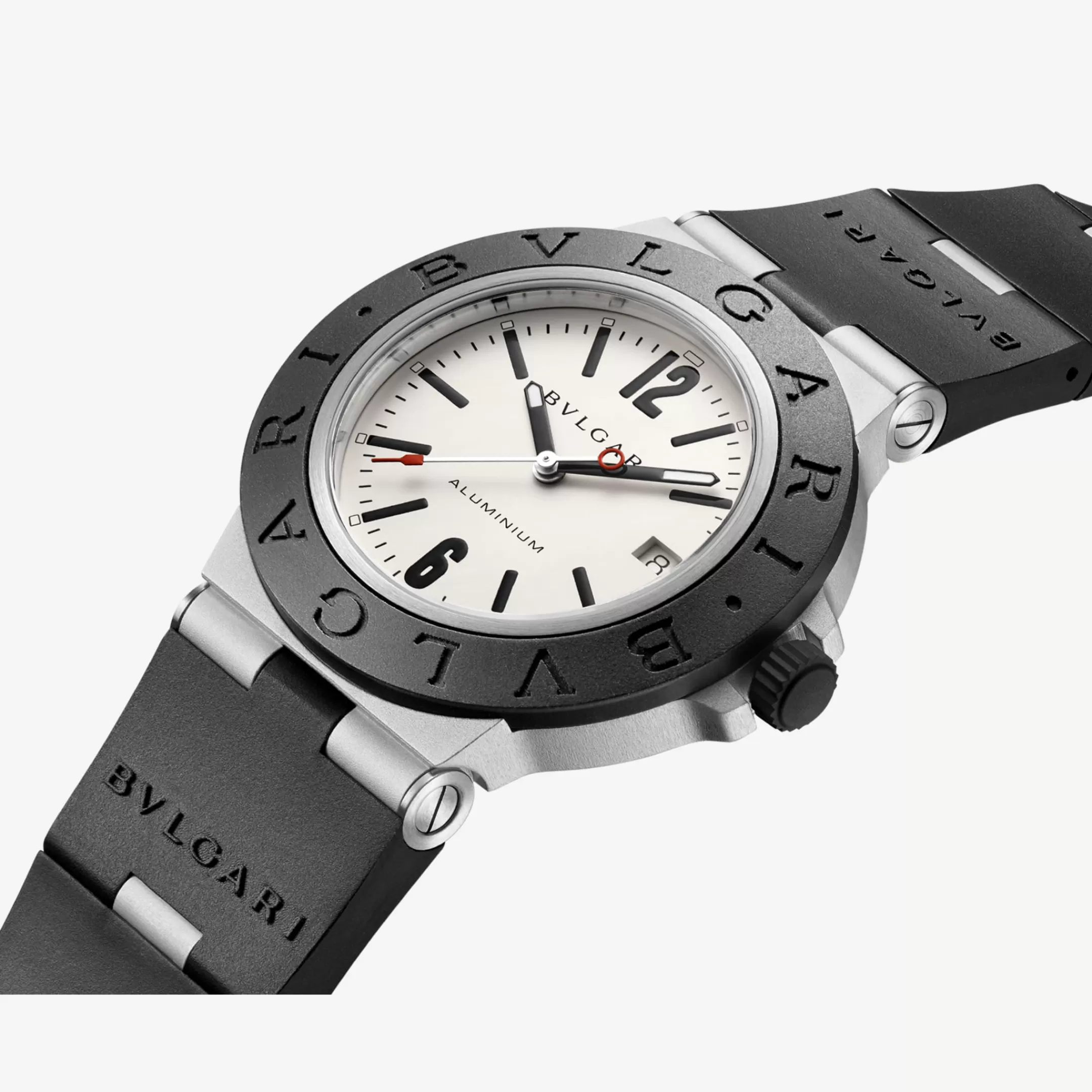 BVLGARI Aluminium Uhr Schwarz Discount