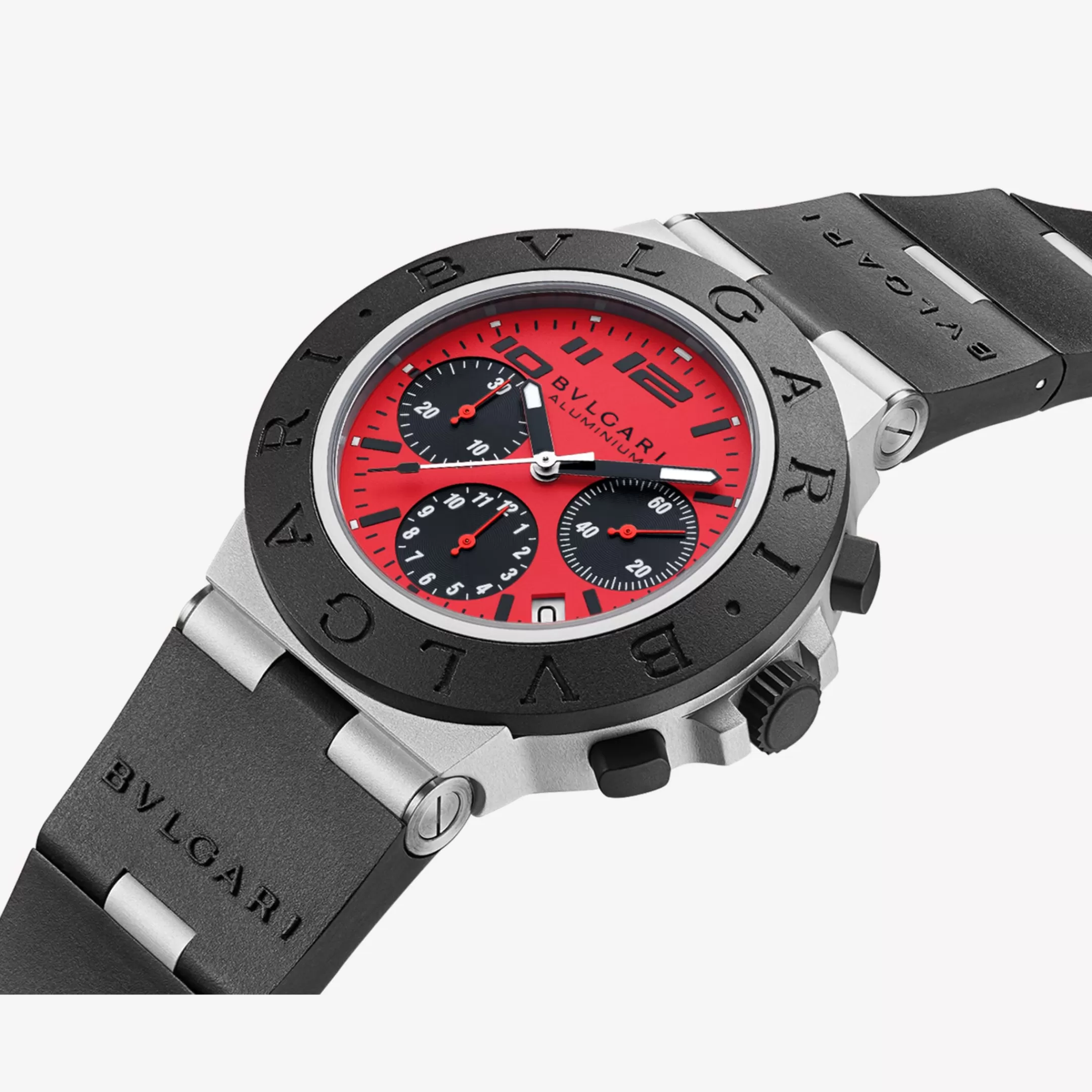 BVLGARI Aluminium Uhr Schwarz Flash Sale