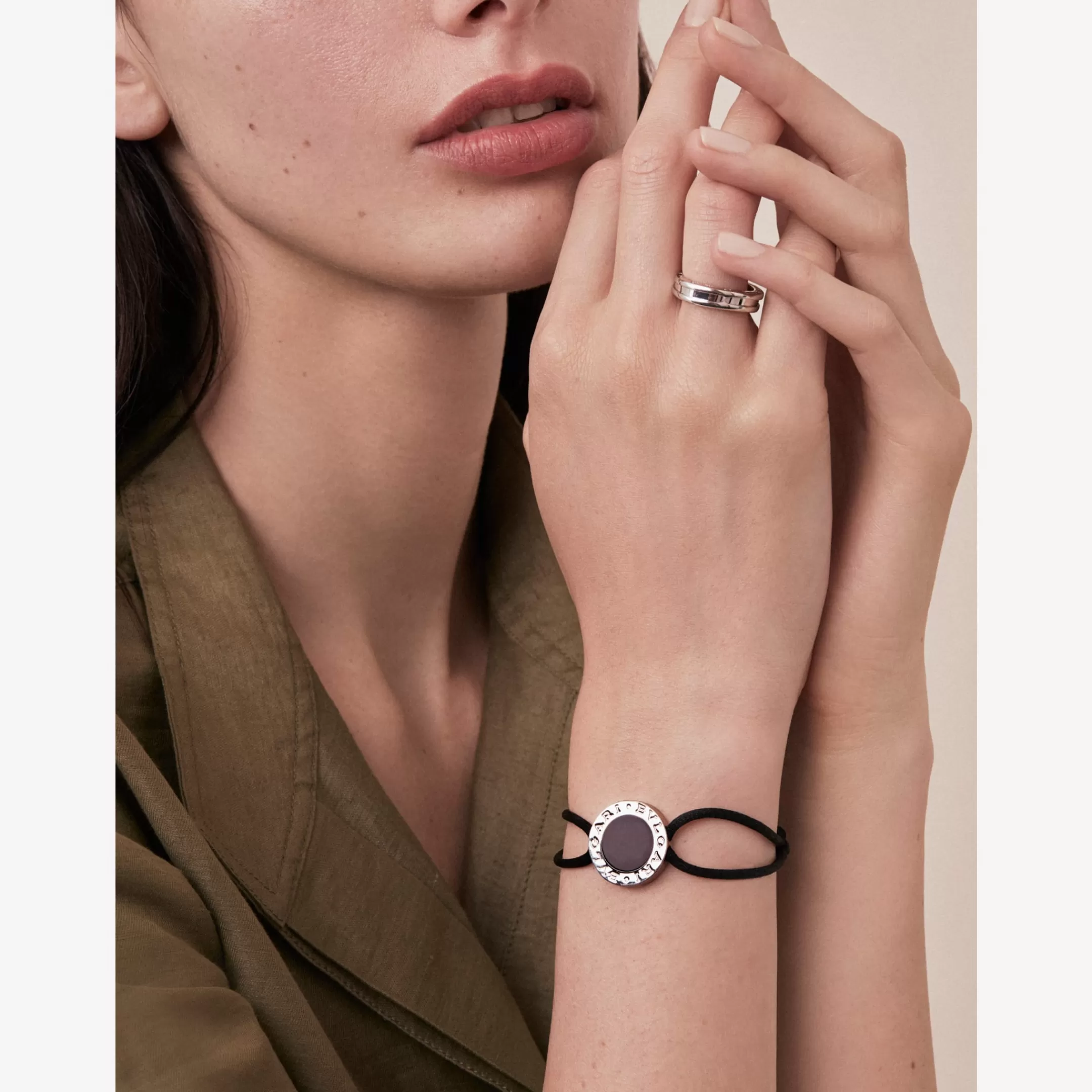 BVLGARI Armband Schwarz Flash Sale