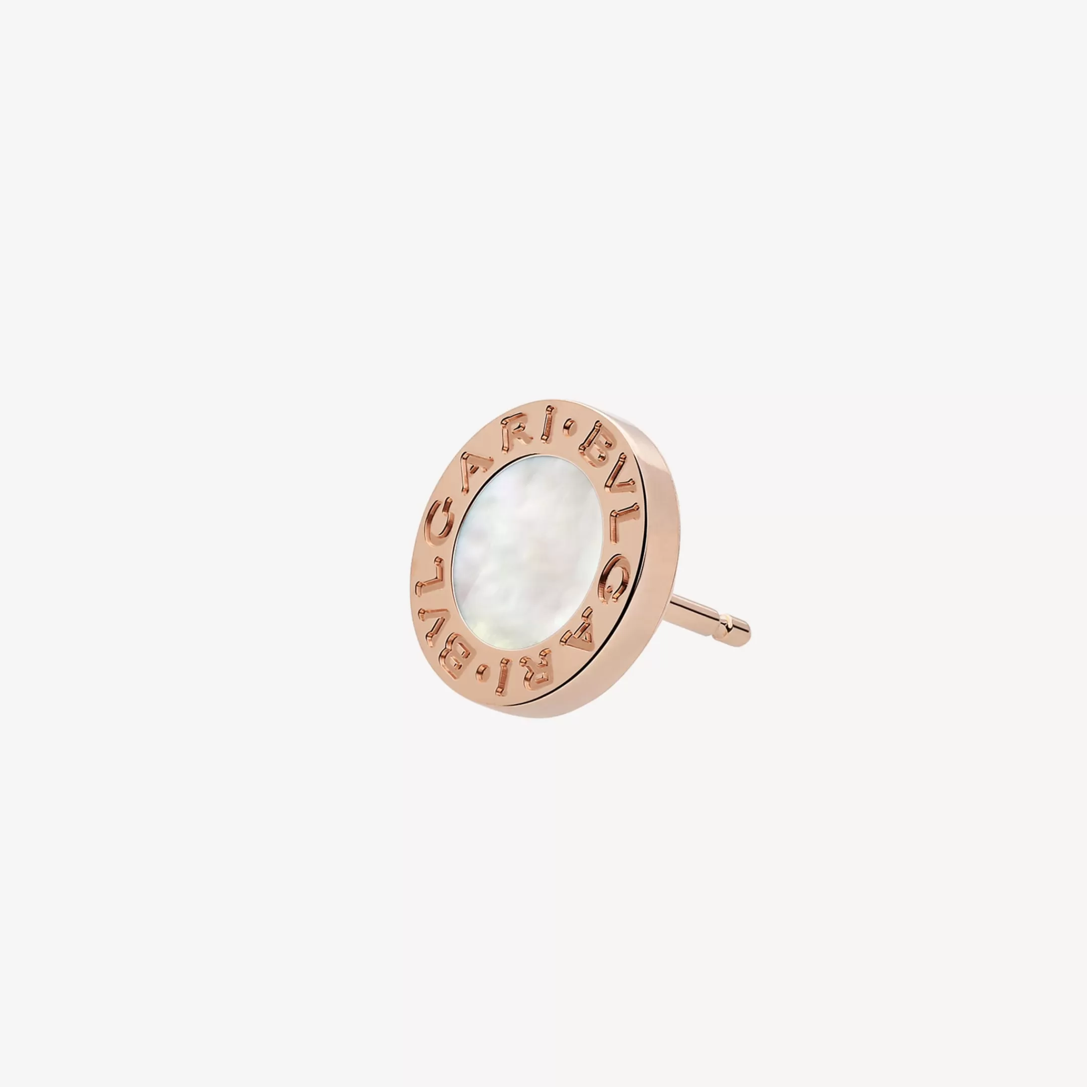 BVLGARI Einzelner Ohrring Weiss Cheap