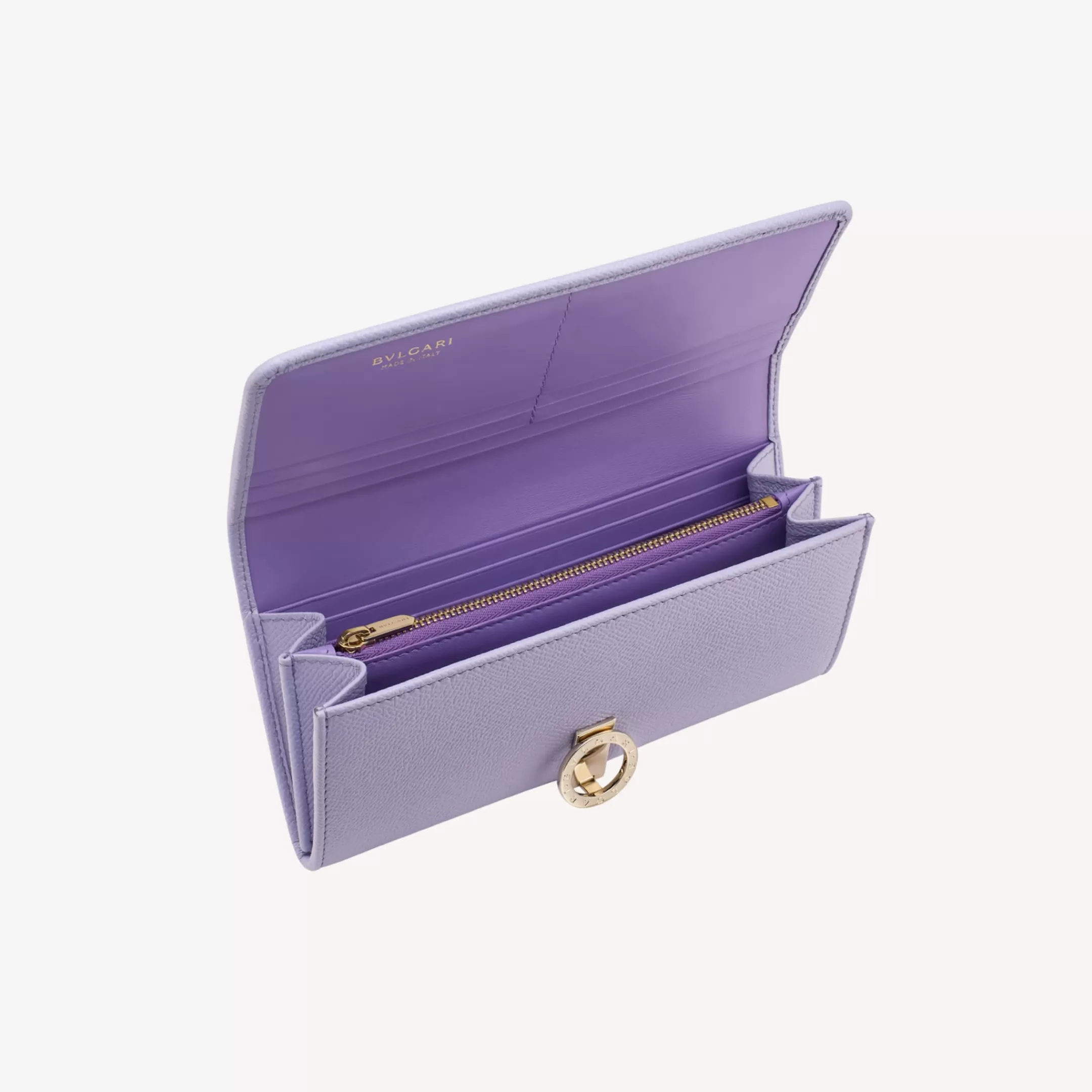 BVLGARI Groses Portemonnaie Violett Clearance