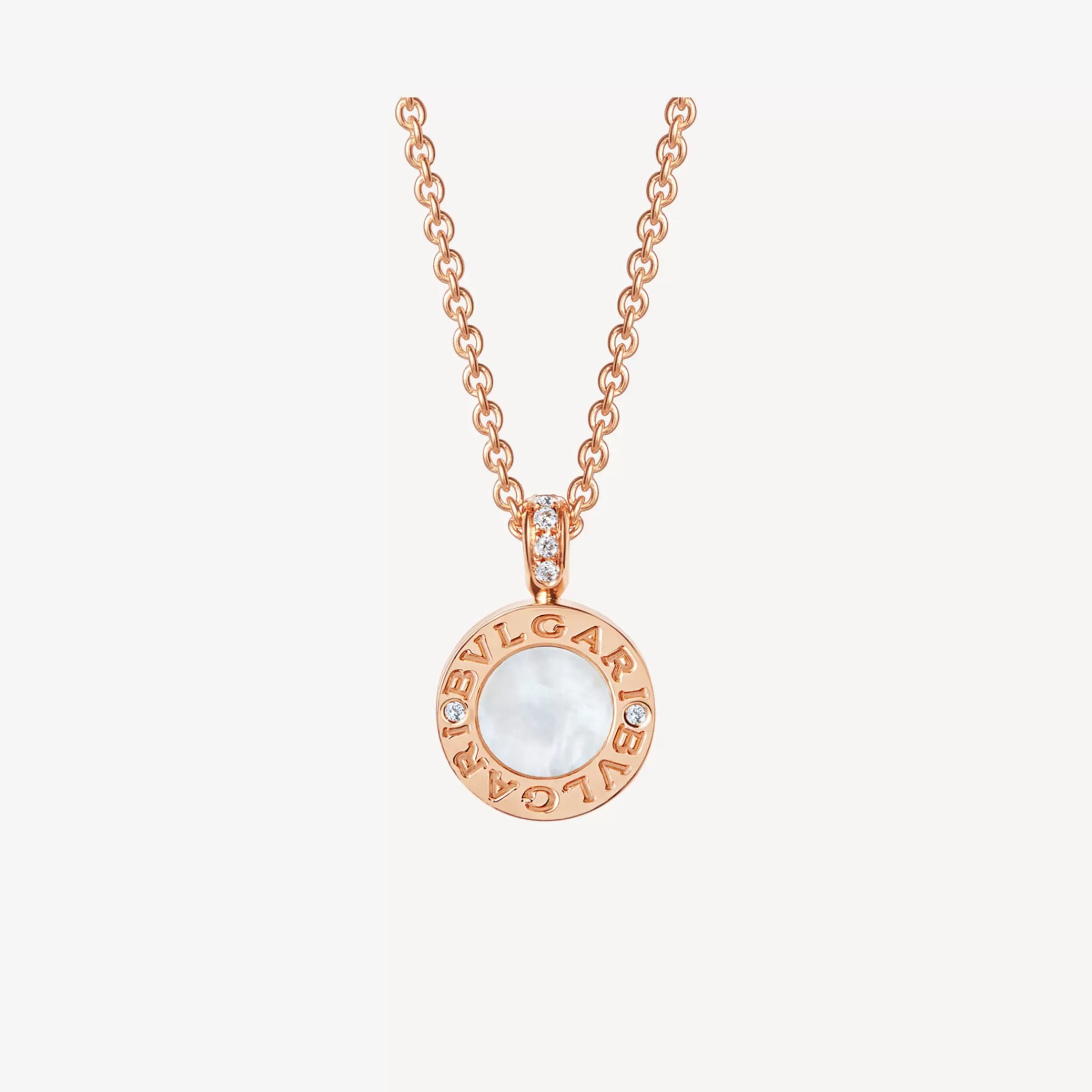 BVLGARI Halskette Schwarz/Weiss Clearance