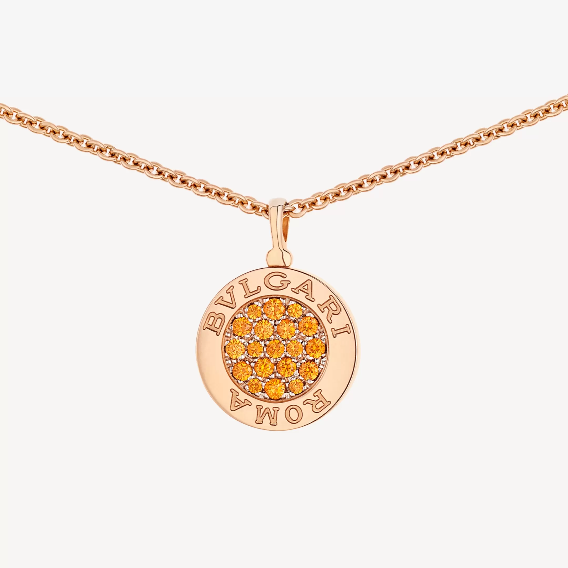 BVLGARI Halskette Weiss/Orange Flash Sale