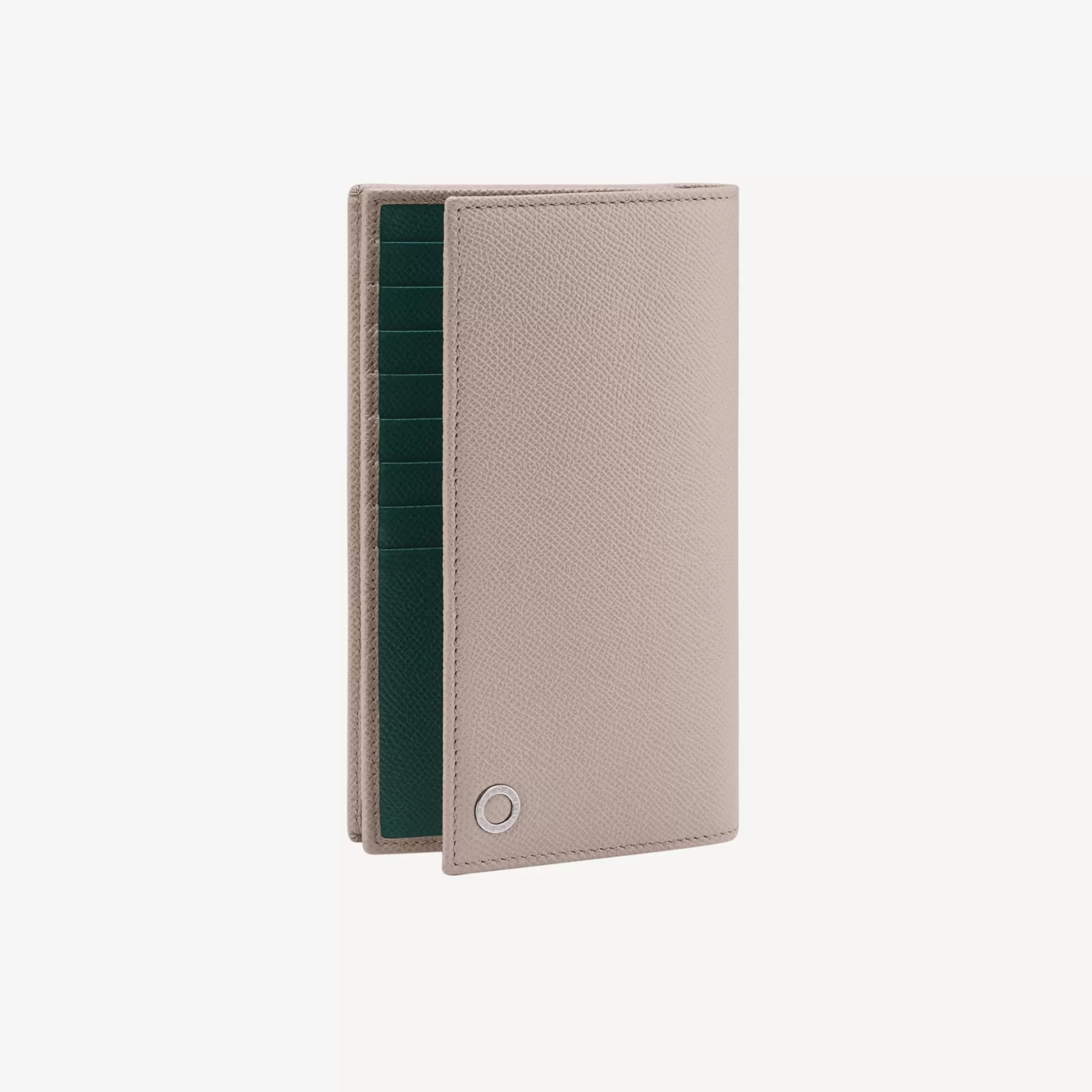 BVLGARI Man Bifold Portemonnaie Grau Discount