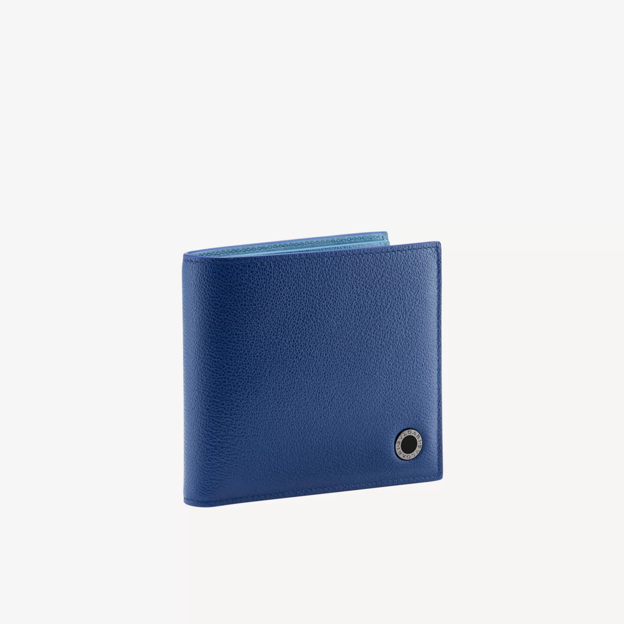 BVLGARI Man Bifold Portemonnaie Blau Sale