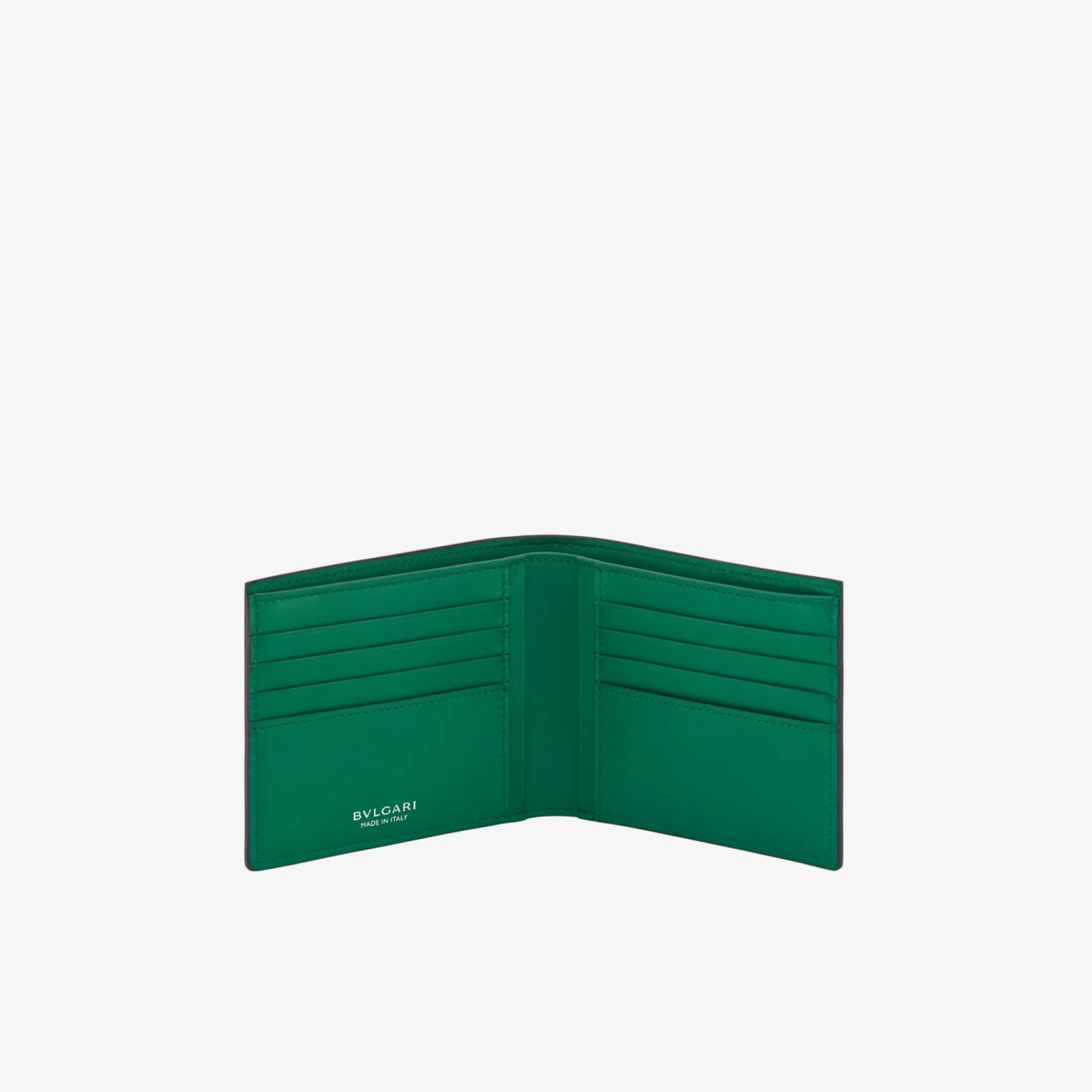 BVLGARI Man Bifold Portemonnaie Grun Cheap
