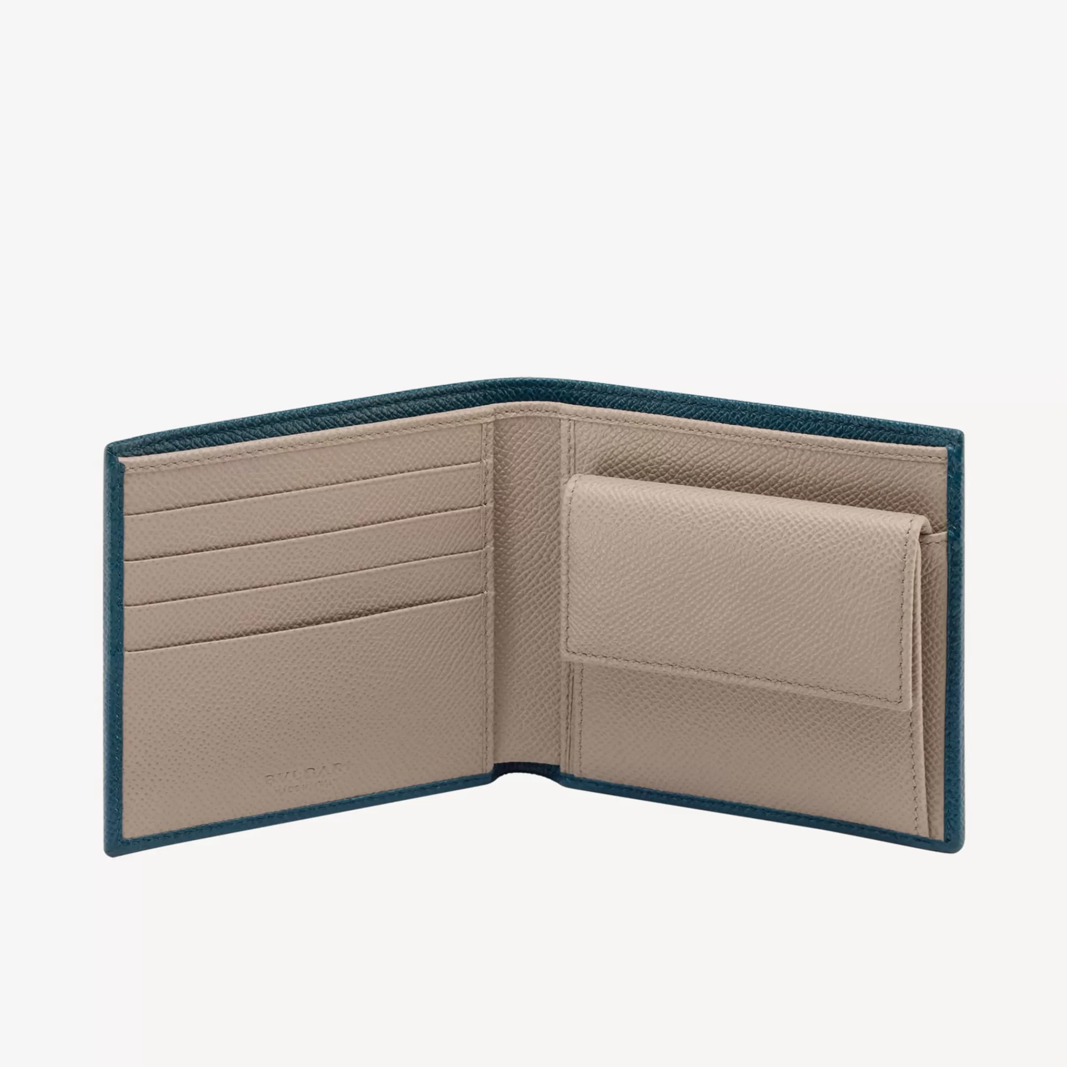 BVLGARI Man Bifold Portemonnaie Grun Outlet