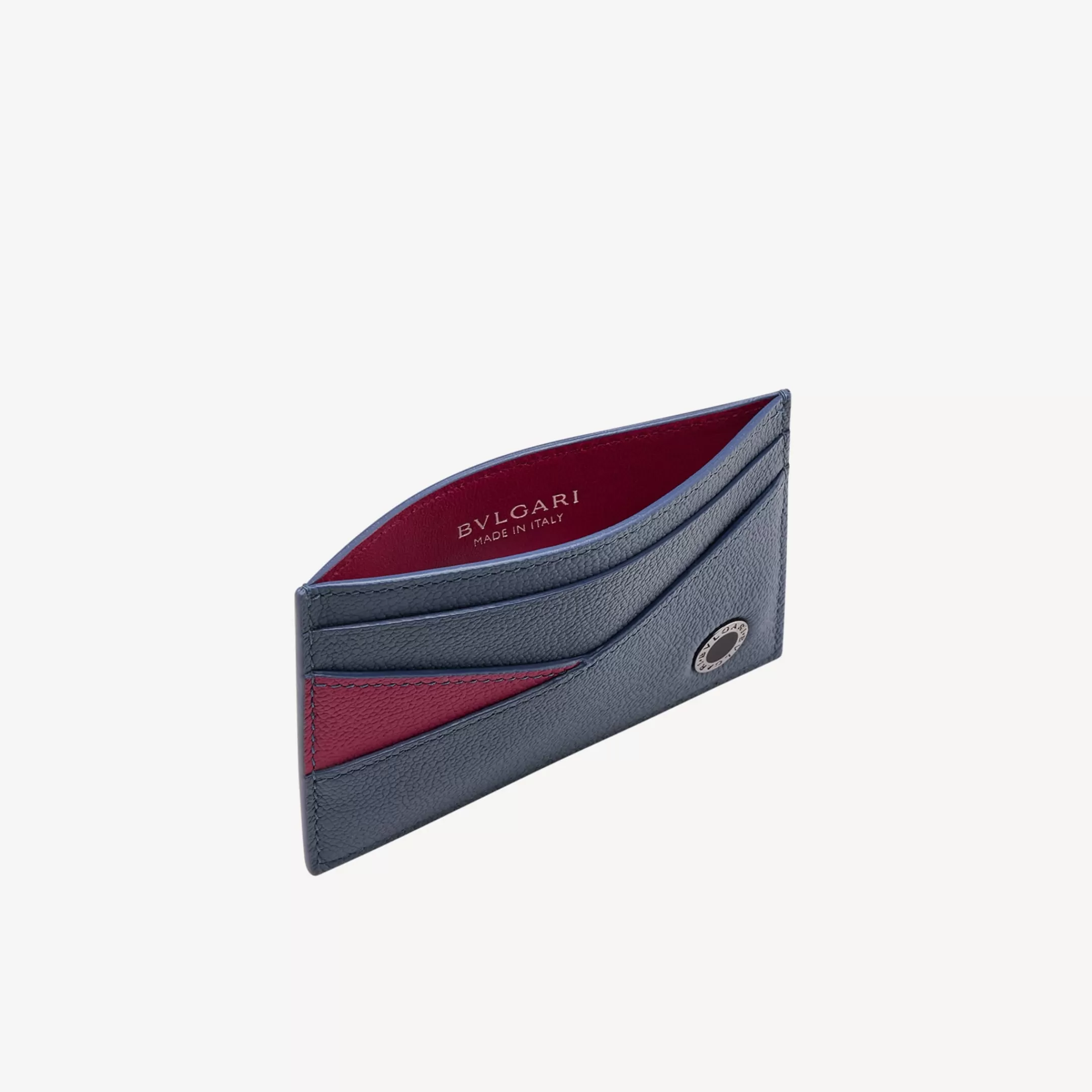 BVLGARI Man Kartenetui Blau Discount