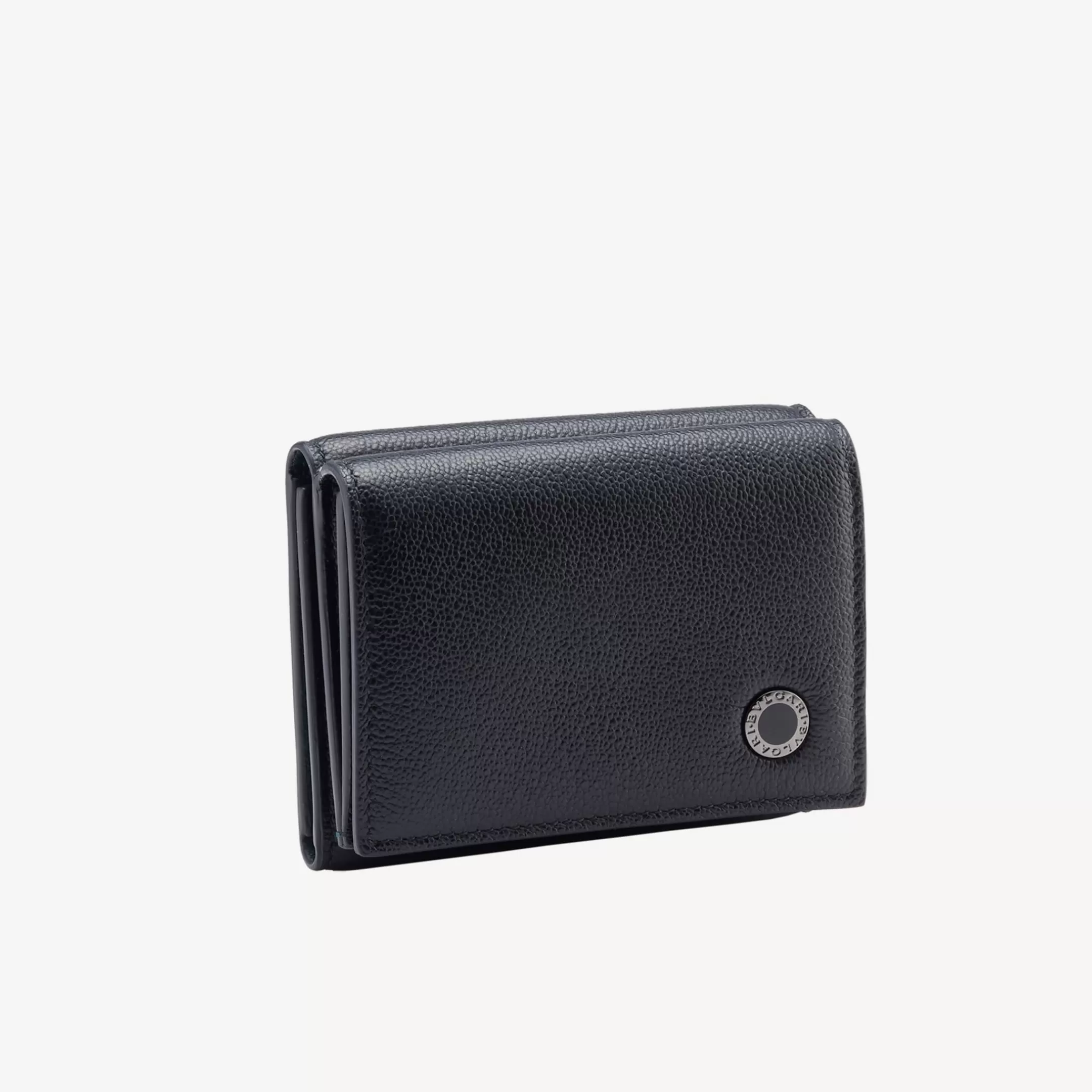 BVLGARI Man Trifold Portemonnaie Schwarz Fashion