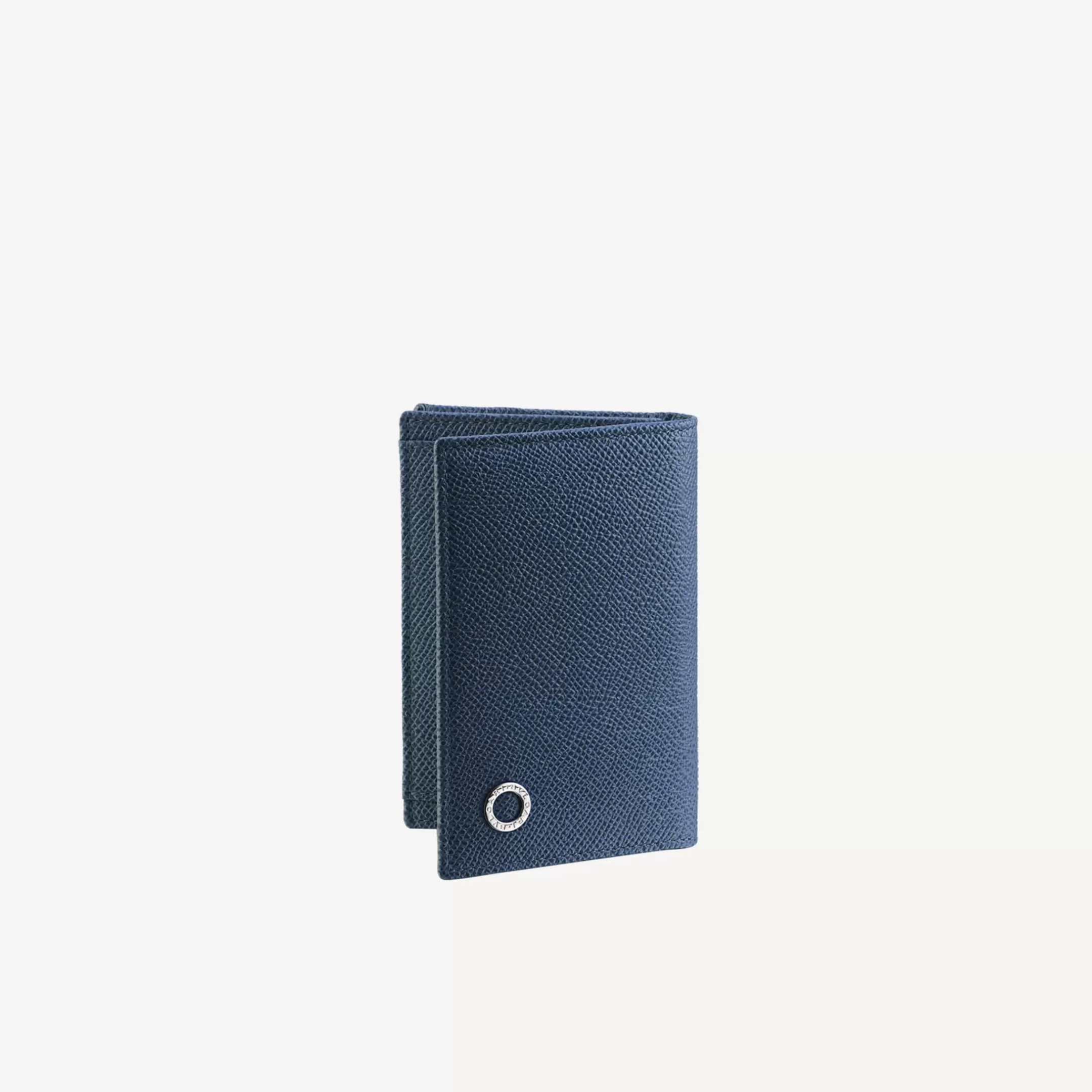 BVLGARI Man Visitenkartenetui Blau Outlet