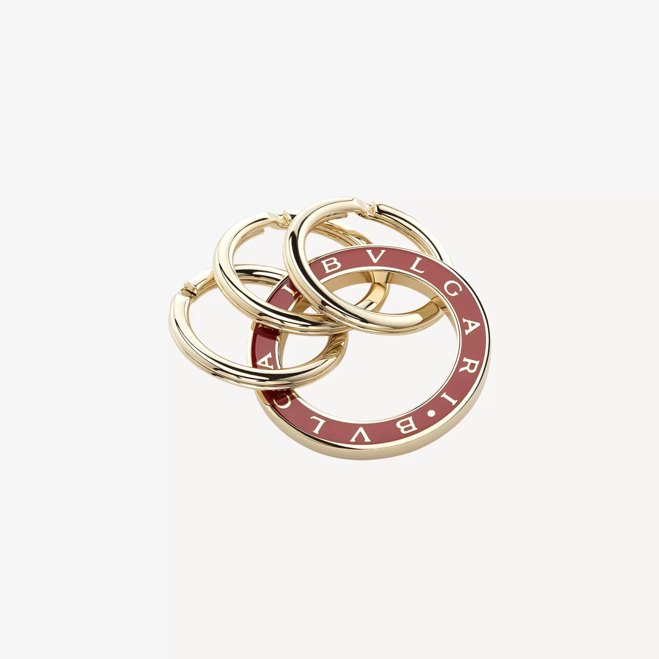 BVLGARI Schlusselanhanger Rot Fashion
