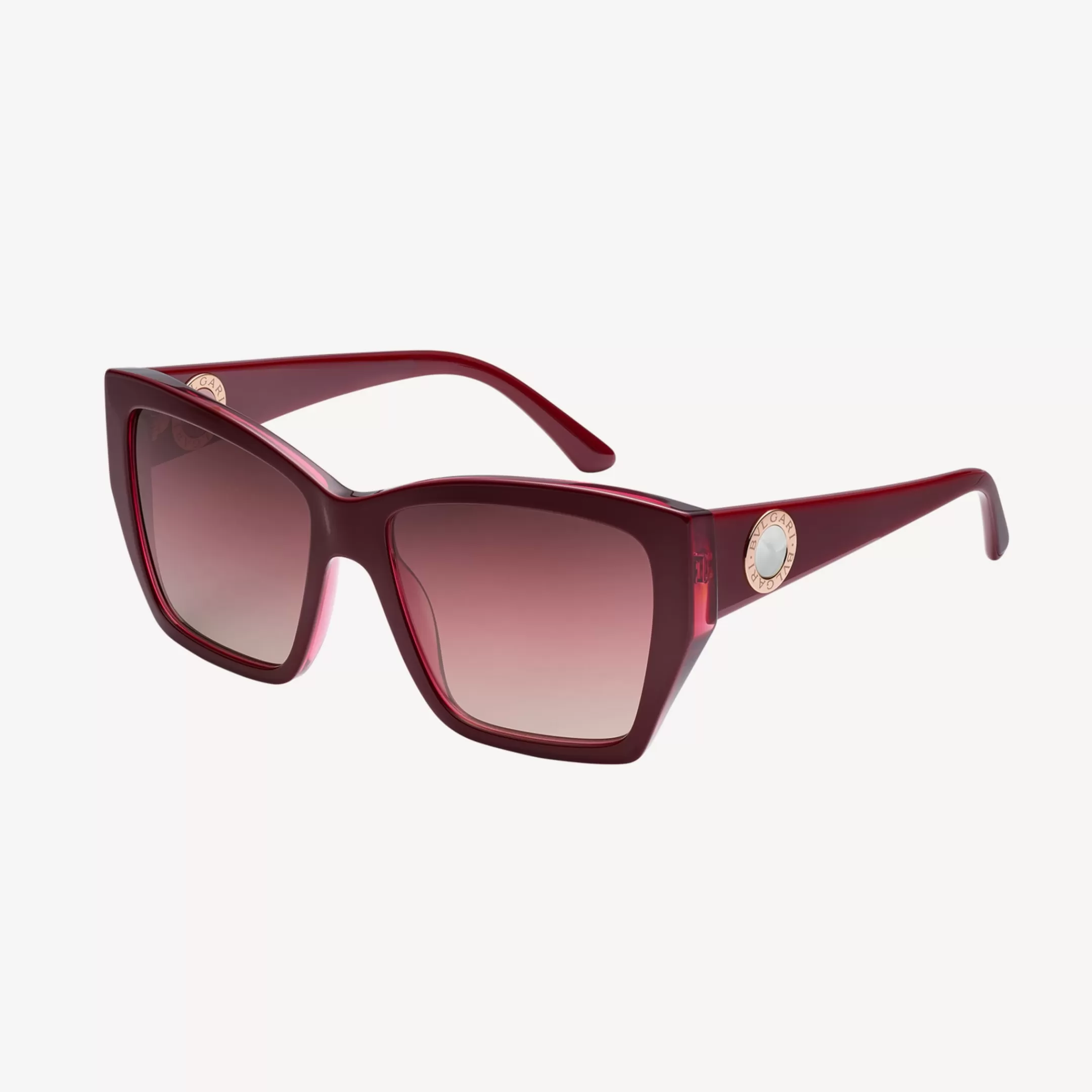 BVLGARI Sonnenbrille Bordeauxrot Online