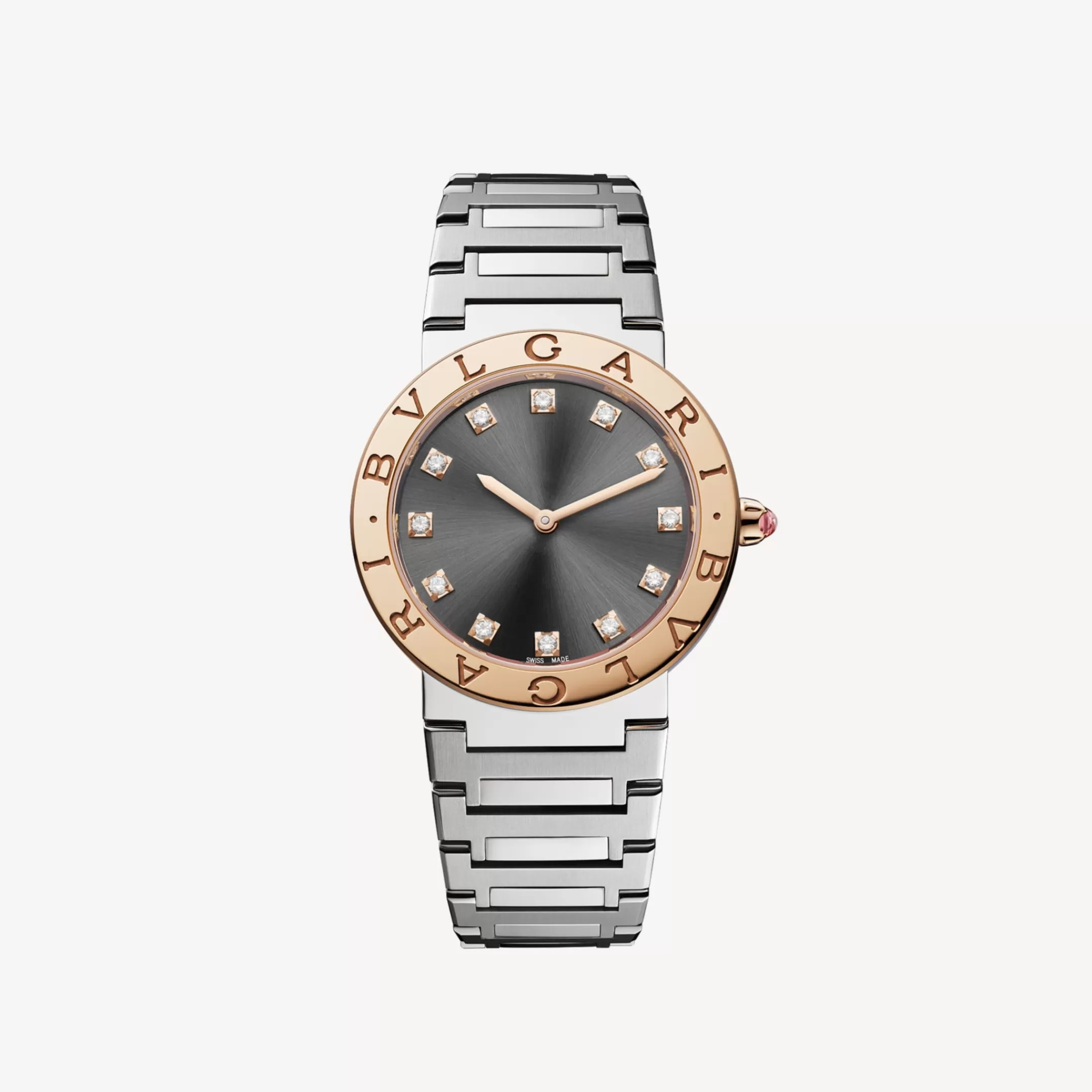 BVLGARI Uhr Silber/Rosa Hot