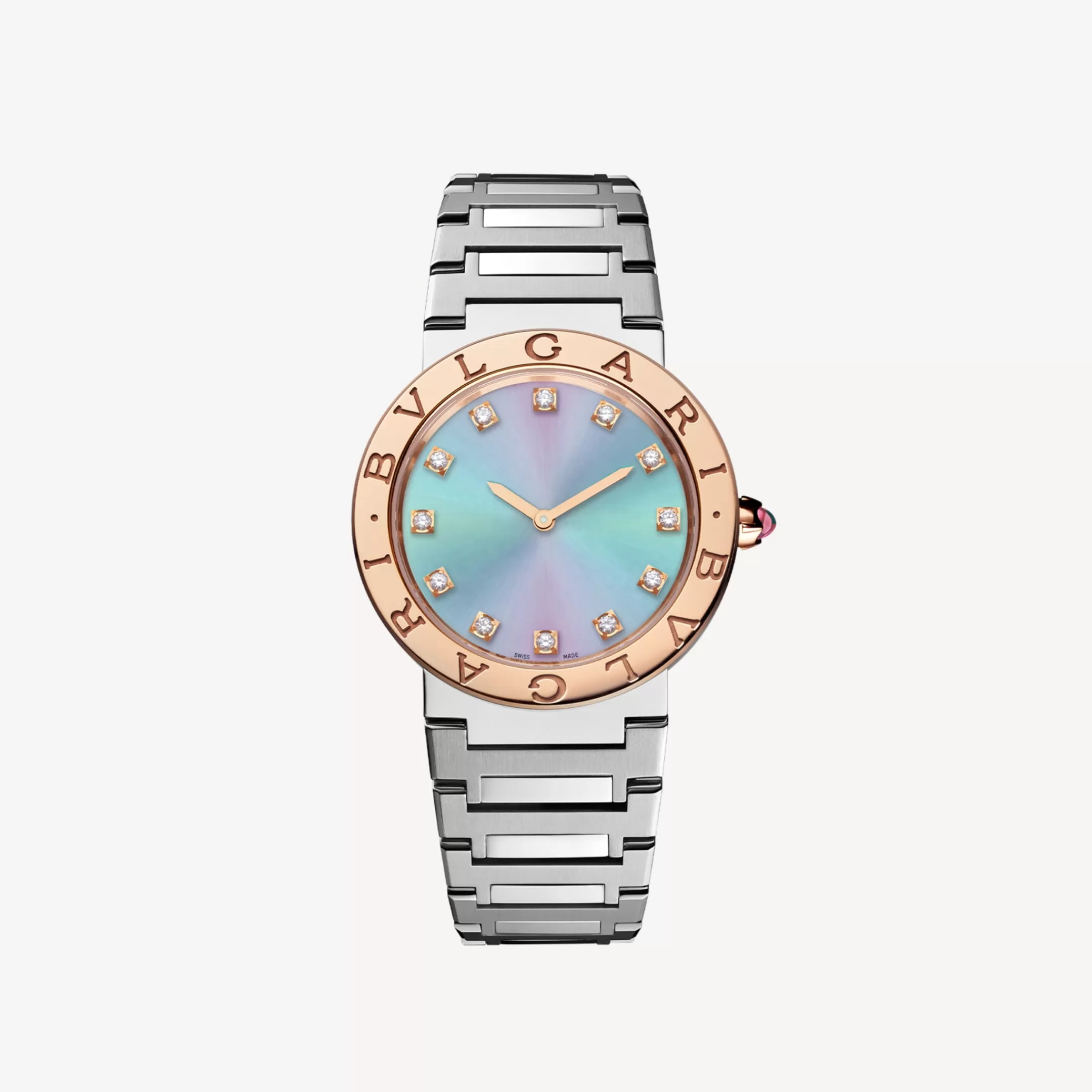 BVLGARI Uhr Silber/Rosa Best Sale