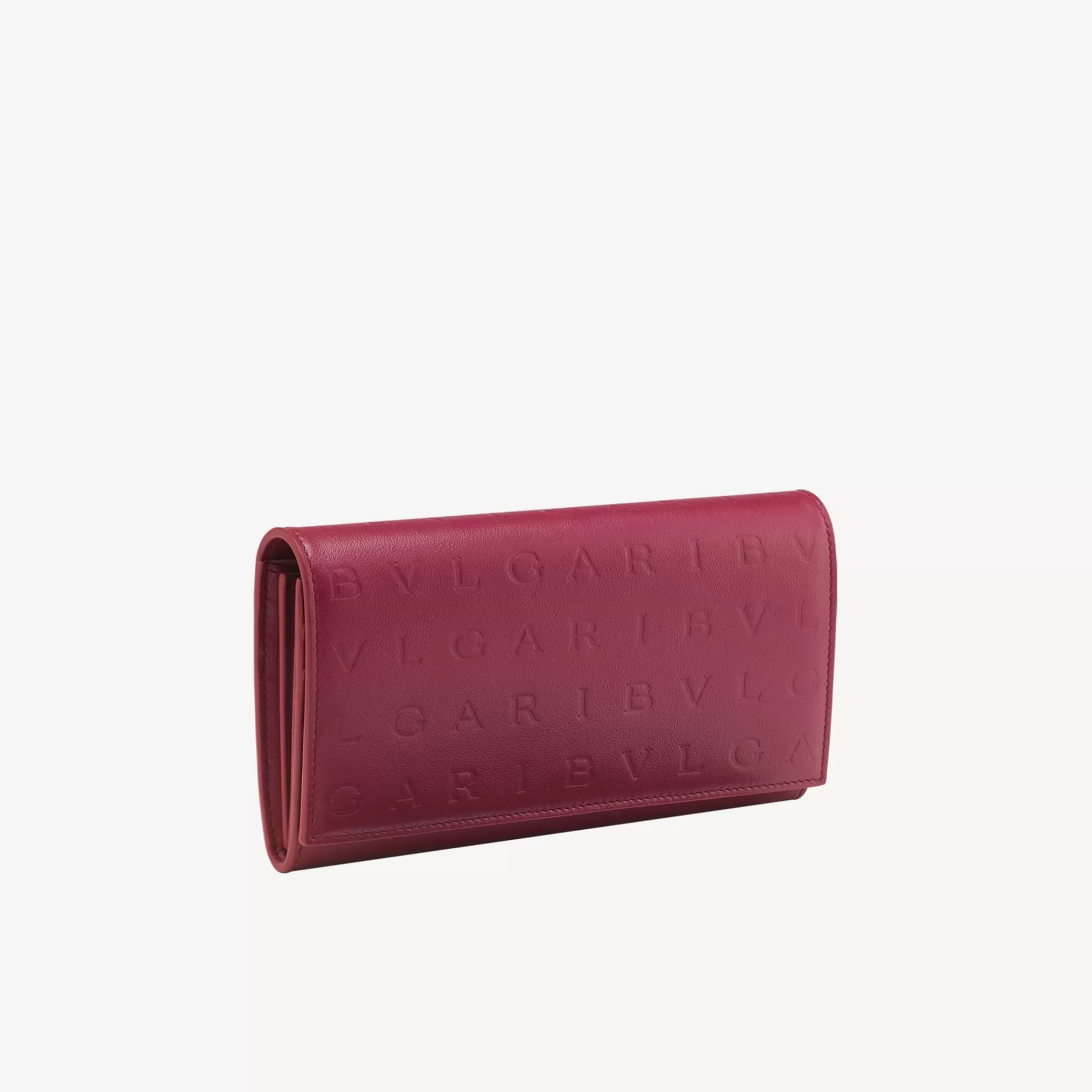 BVLGARI Logo Infinitum Groses Portemonnaie Rot Sale