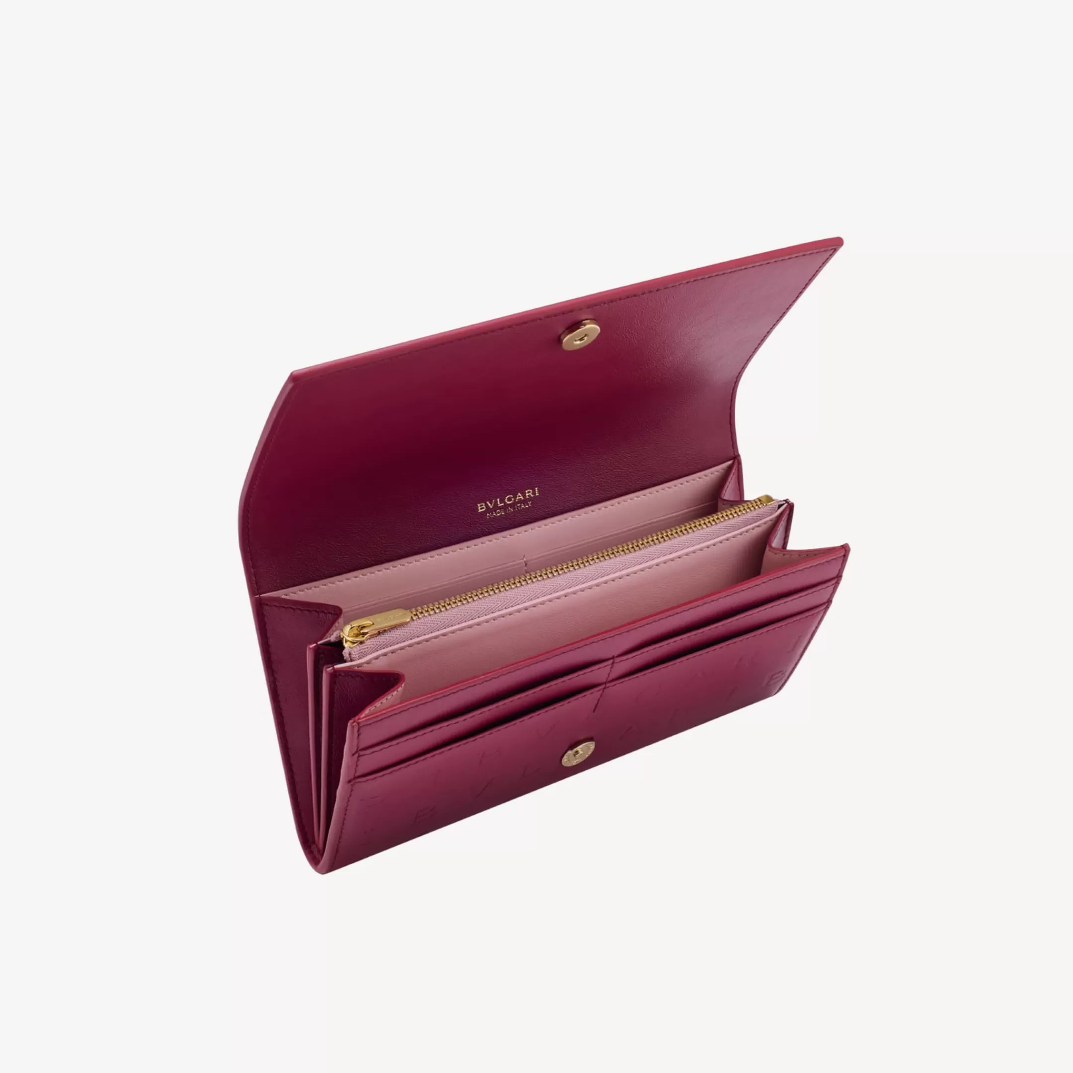 BVLGARI Logo Infinitum Groses Portemonnaie Rot Sale
