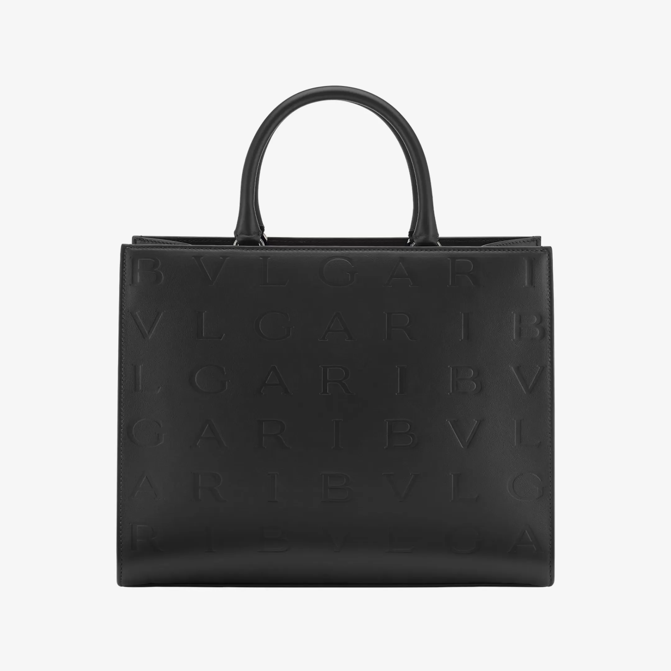 BVLGARI Logo Infinitum Tragetasche Schwarz Clearance