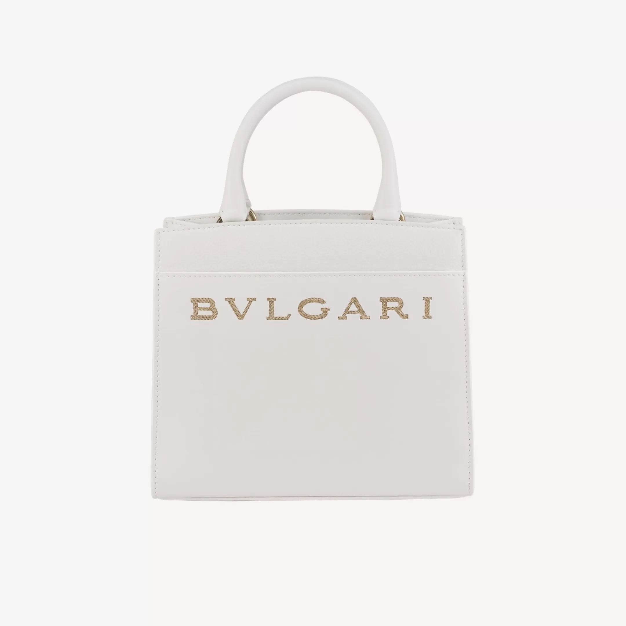 BVLGARI Logo Tragetasche Weiss Hot