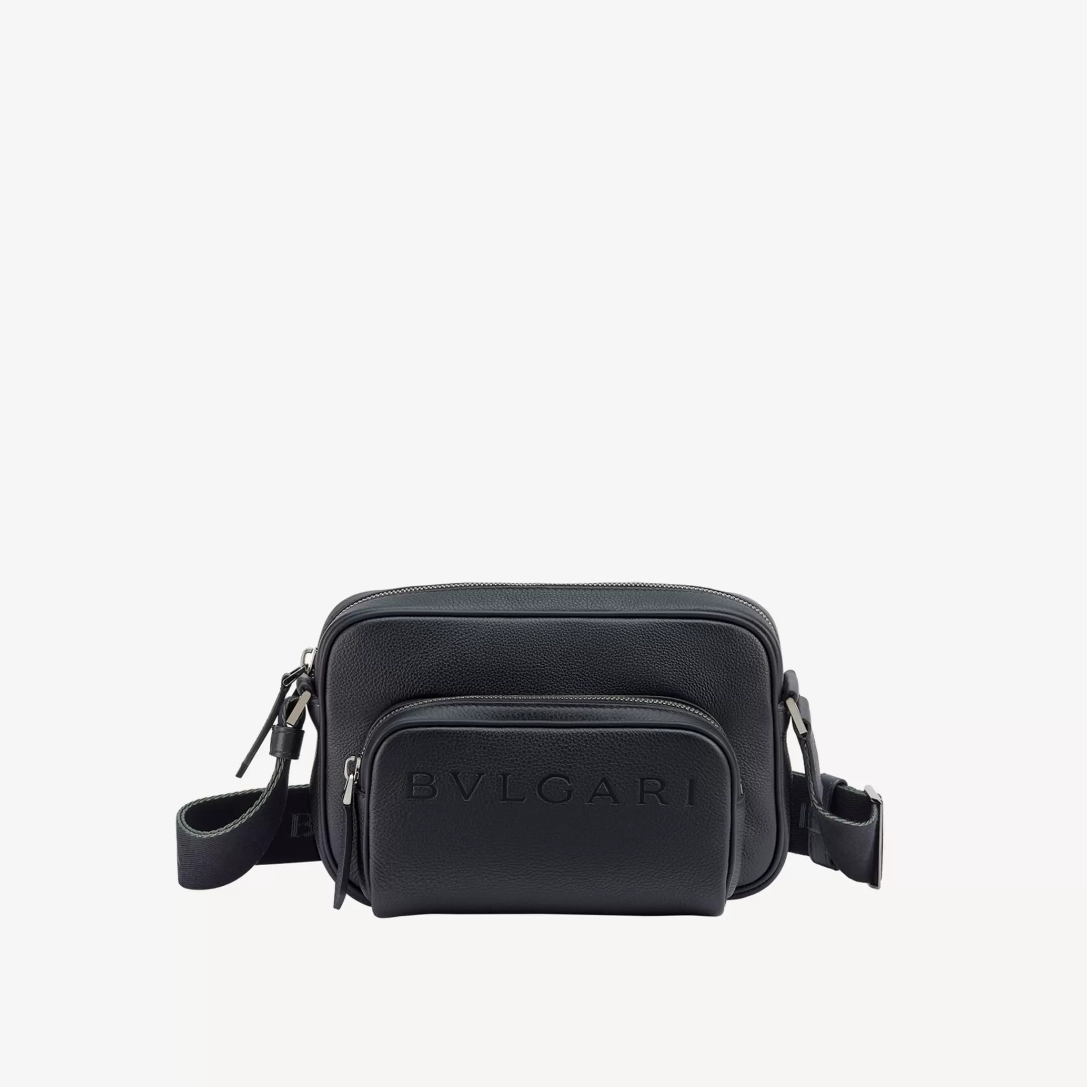 BVLGARI Man Camera Bag Schwarz New