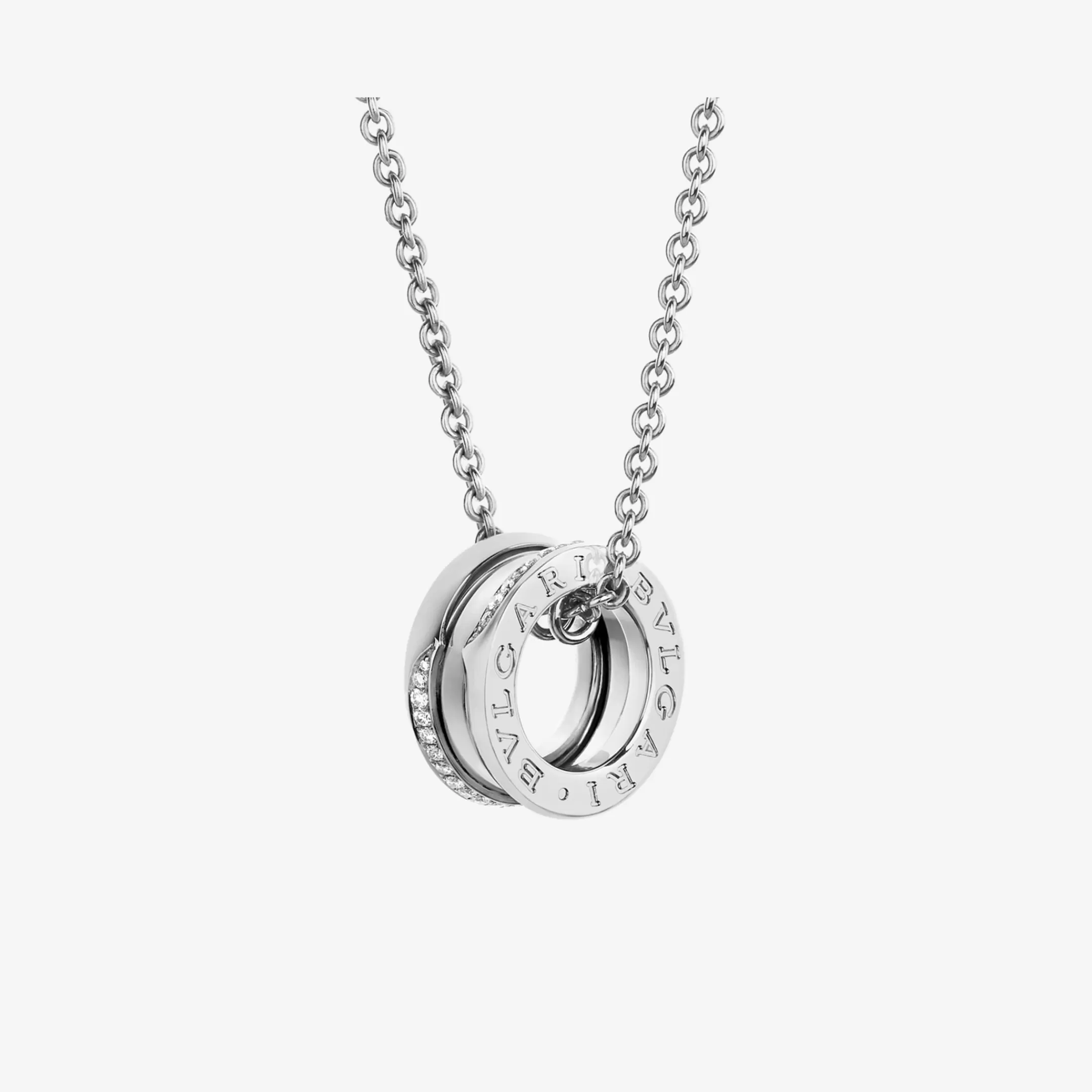 BVLGARI B.Zero1 Halskette Weiss Fashion