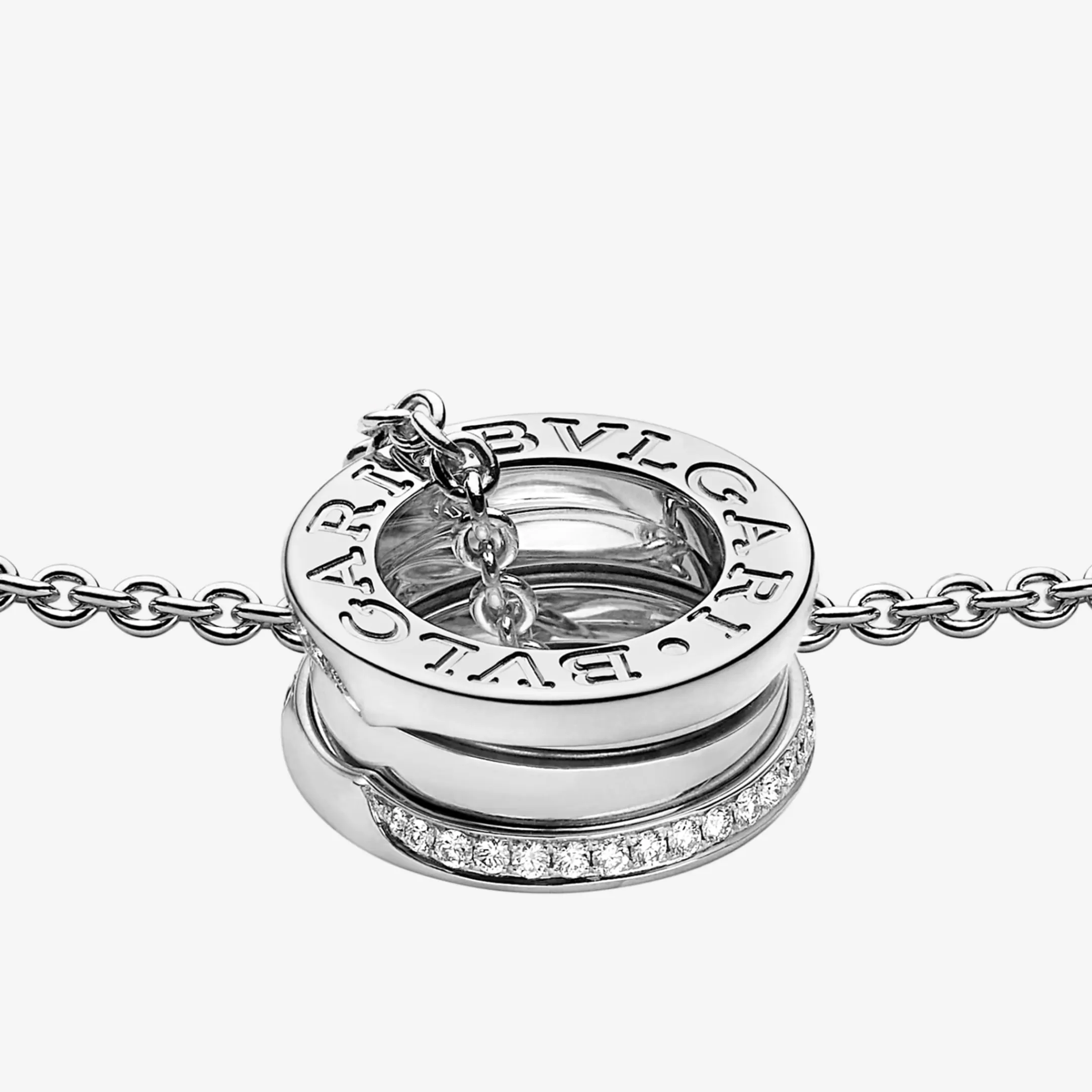 BVLGARI B.Zero1 Halskette Weiss Fashion