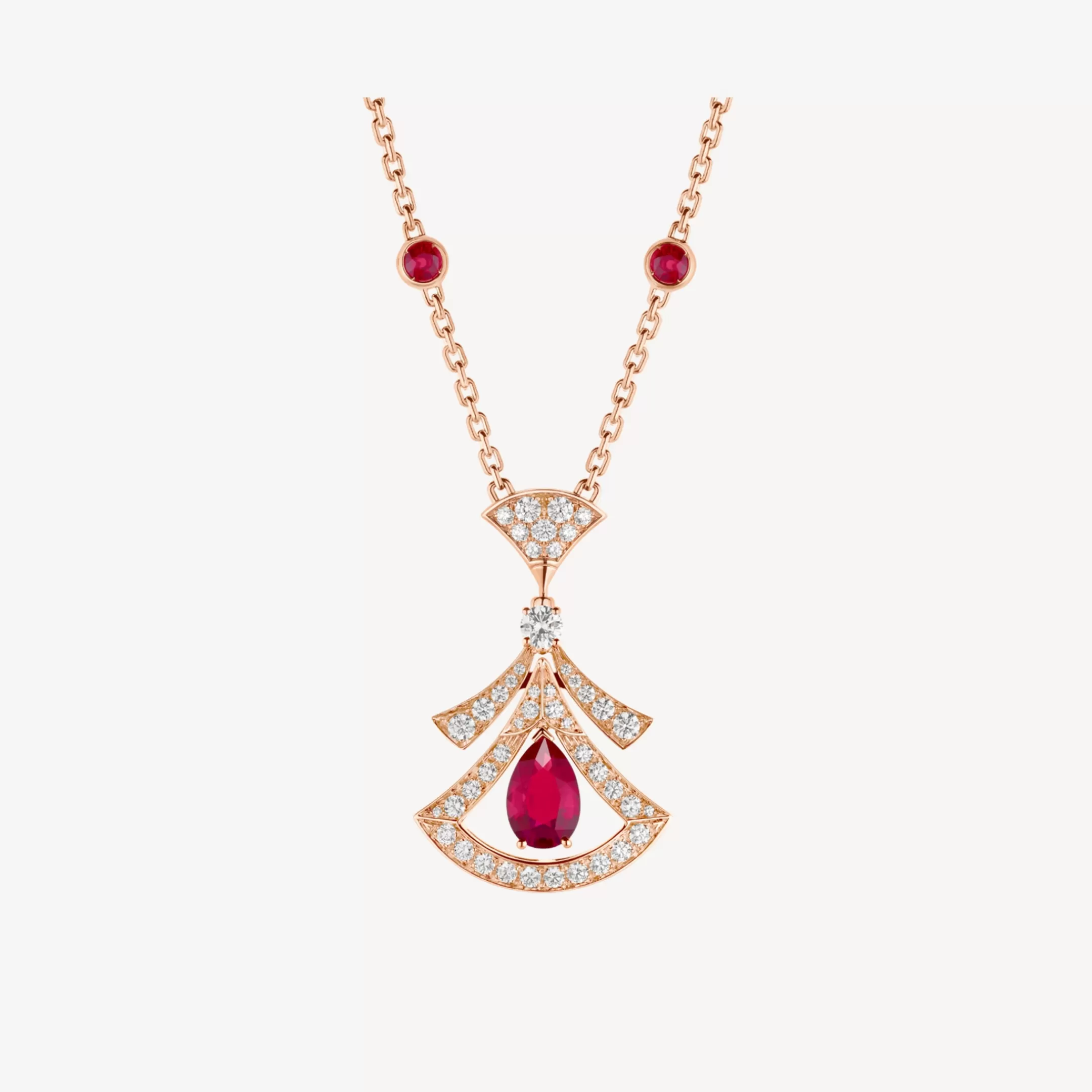 BVLGARI Divas' Dream Halskette Rot Flash Sale