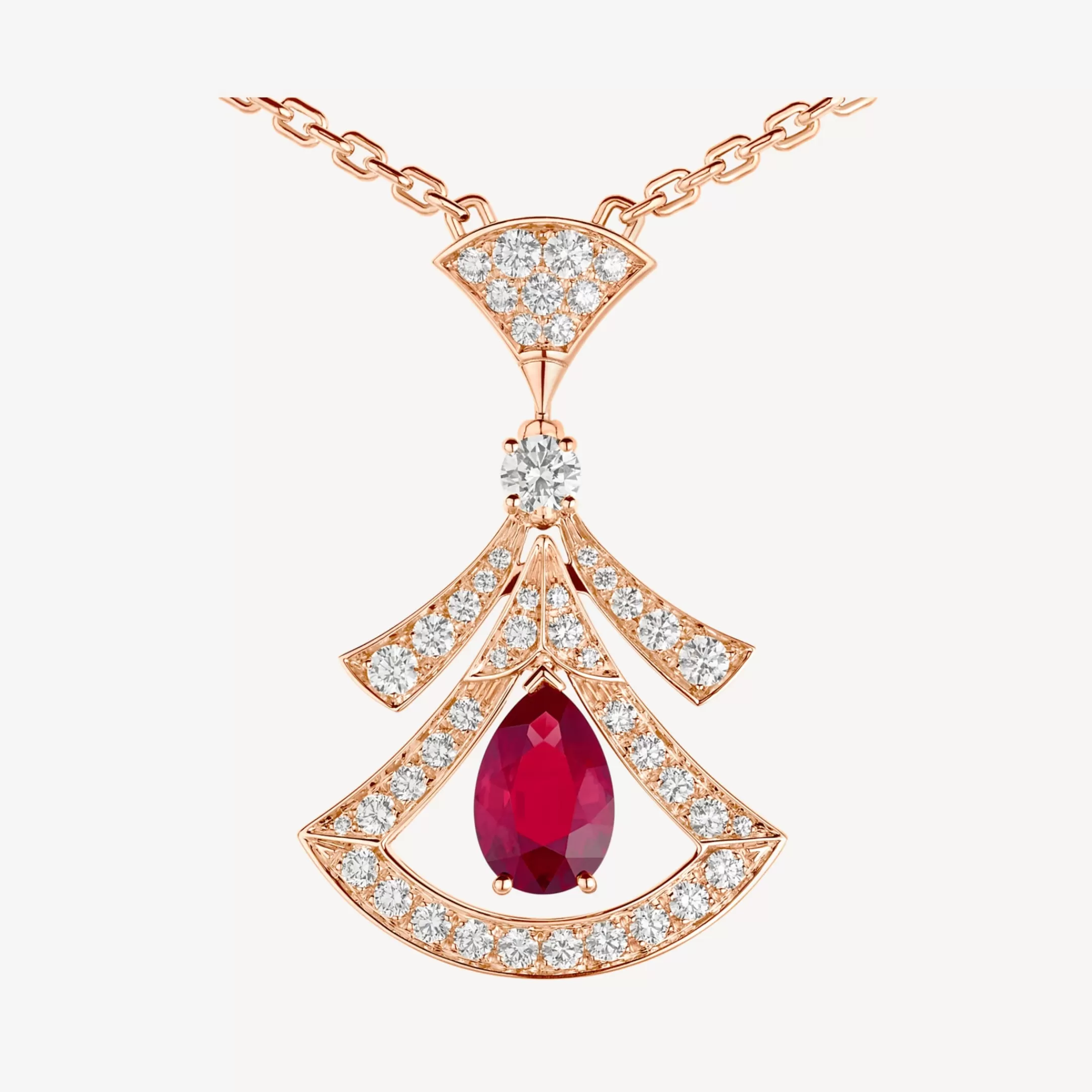 BVLGARI Divas' Dream Halskette Rot Flash Sale