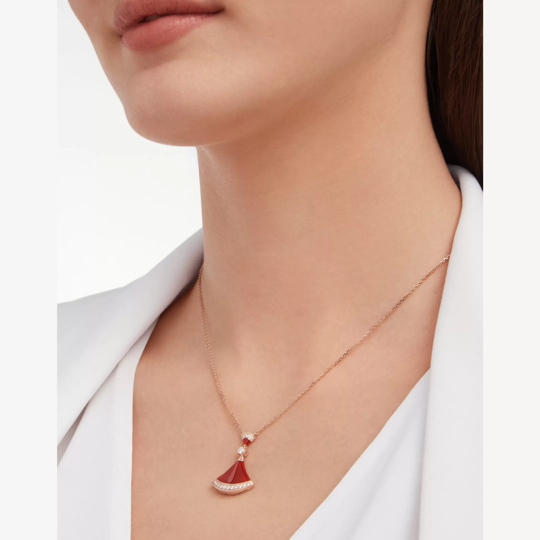 BVLGARI Divas' Dream Halskette Rot Best Sale