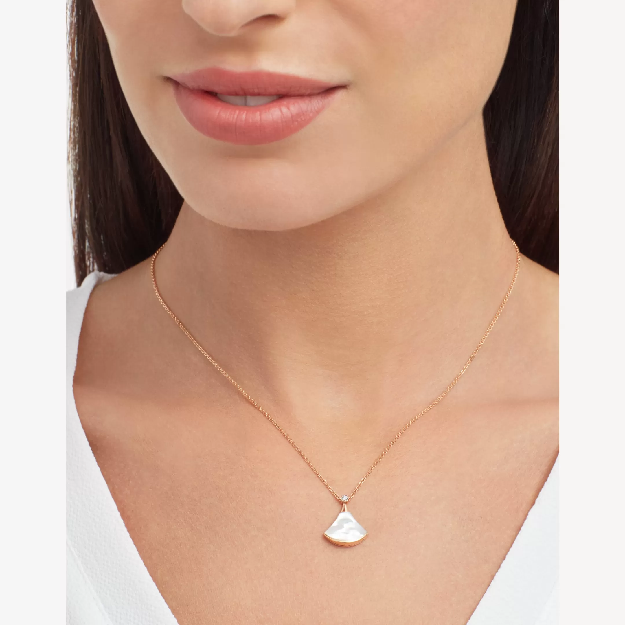 BVLGARI Divas' Dream Halskette Weiss Flash Sale