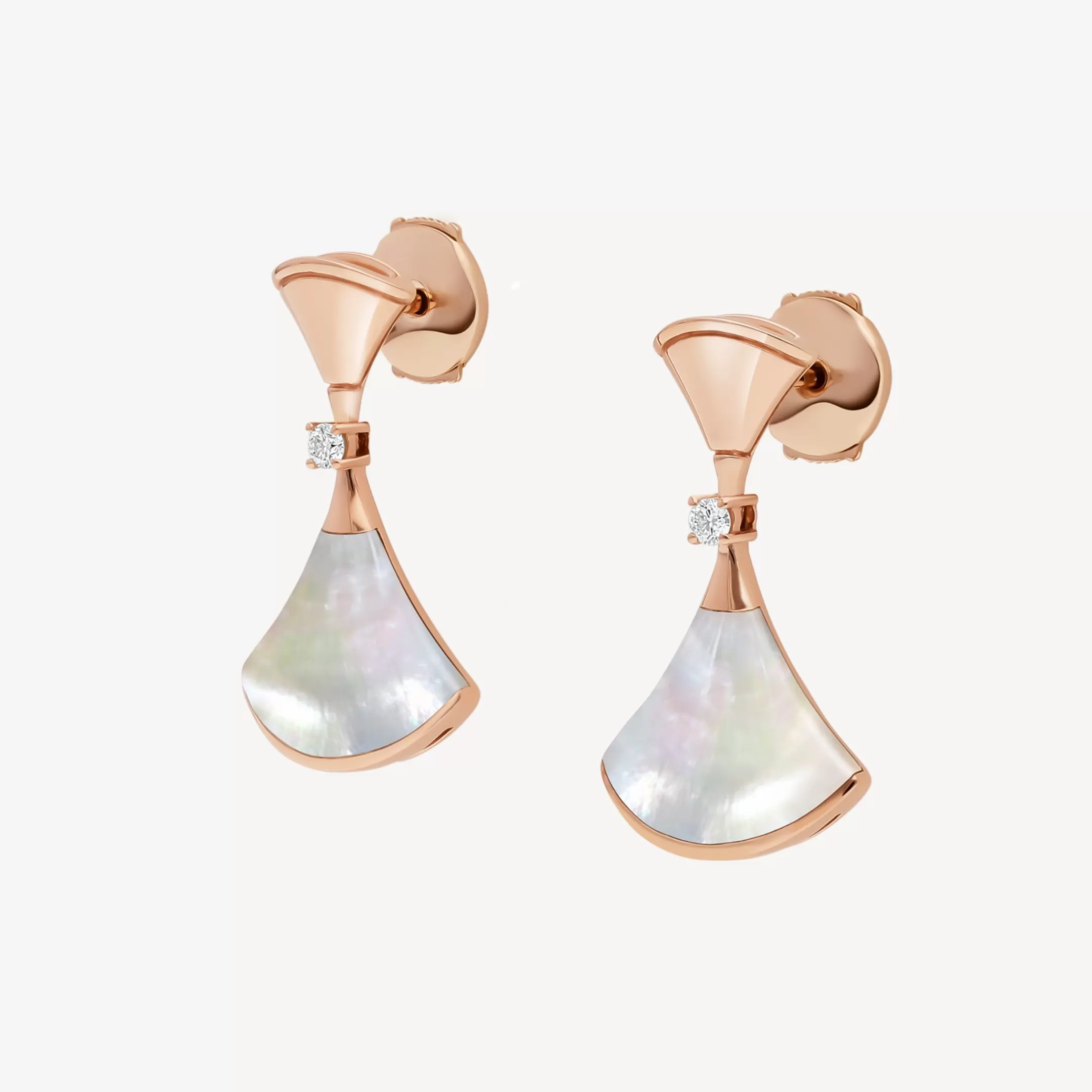 BVLGARI Divas' Dream Ohrringe Weiss Discount