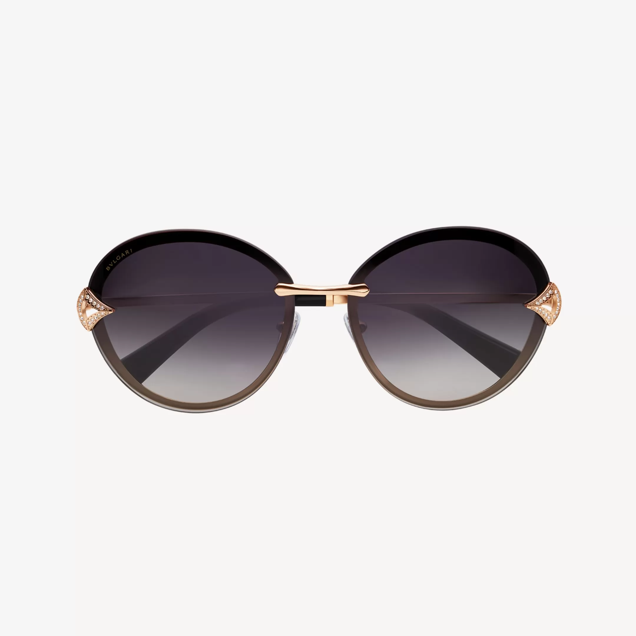 BVLGARI Divas' Dream Sonnenbrille Schwarz/Gold Cheap