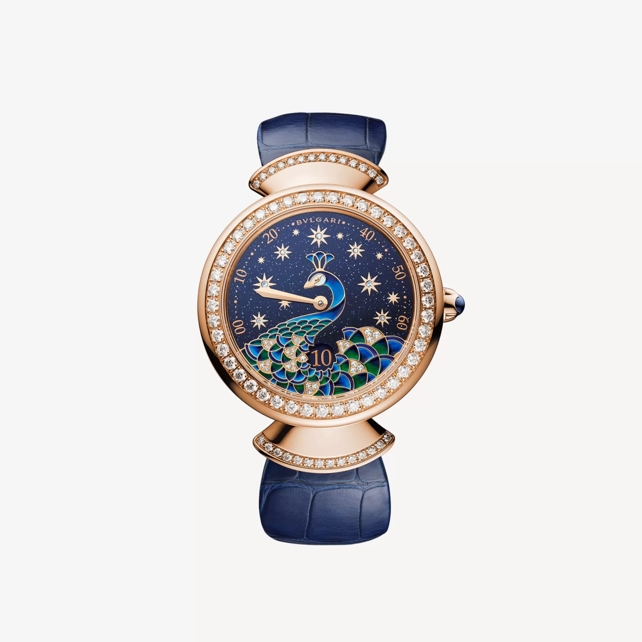 BVLGARI Divas' Dream Uhr Blau/Gold Best Sale