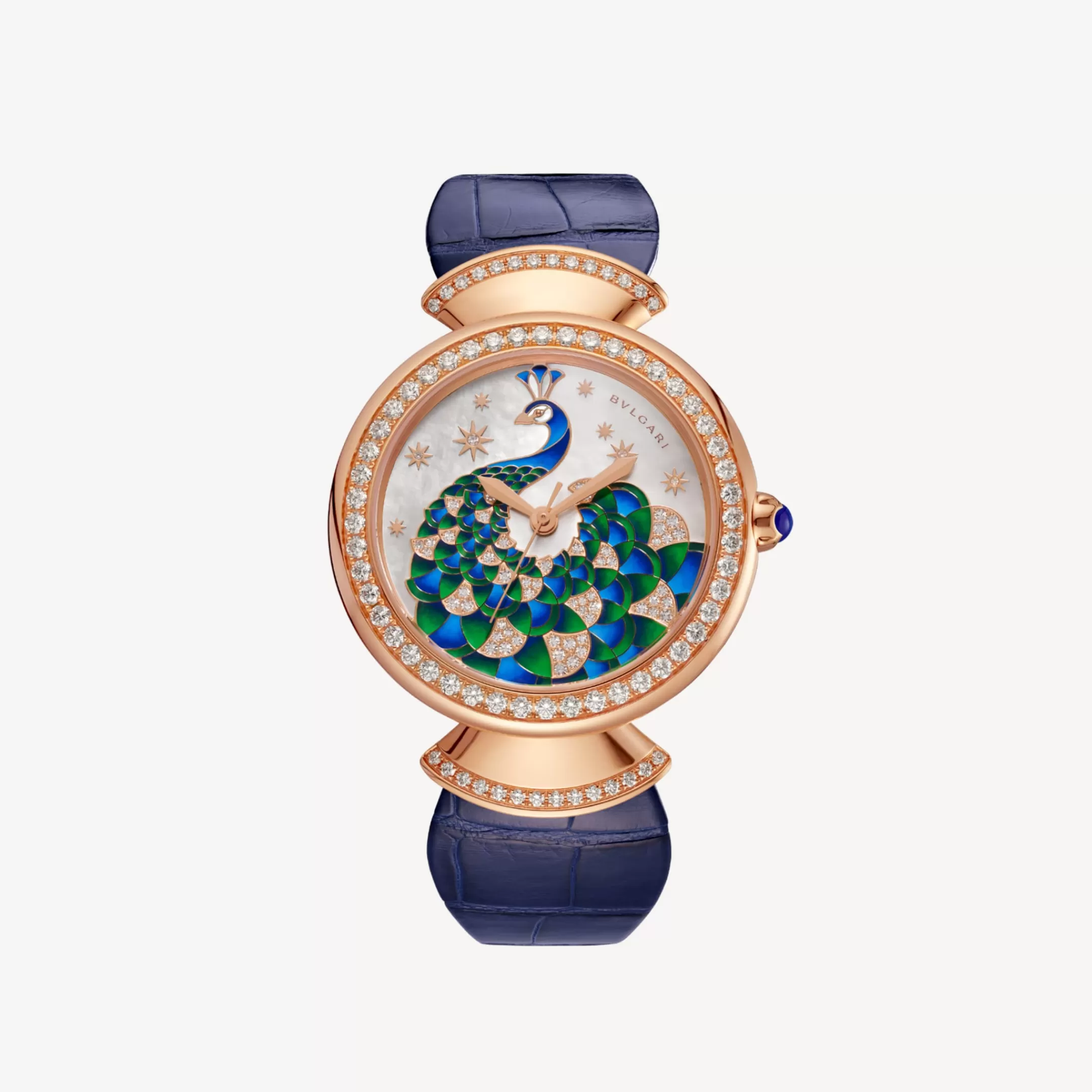 BVLGARI Divas' Dream Uhr Blau/Grun/Weiss Online