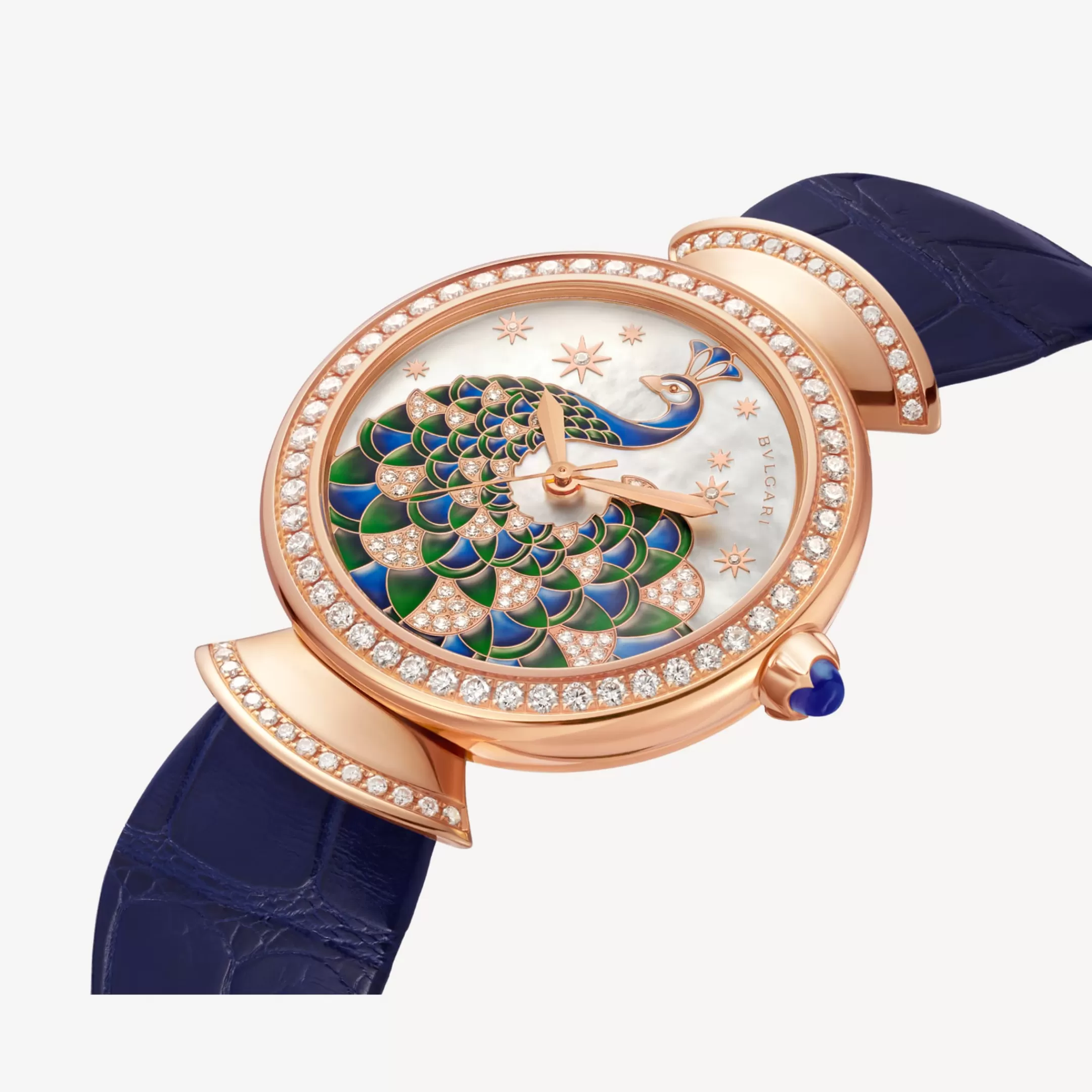 BVLGARI Divas' Dream Uhr Blau/Grun/Weiss Online