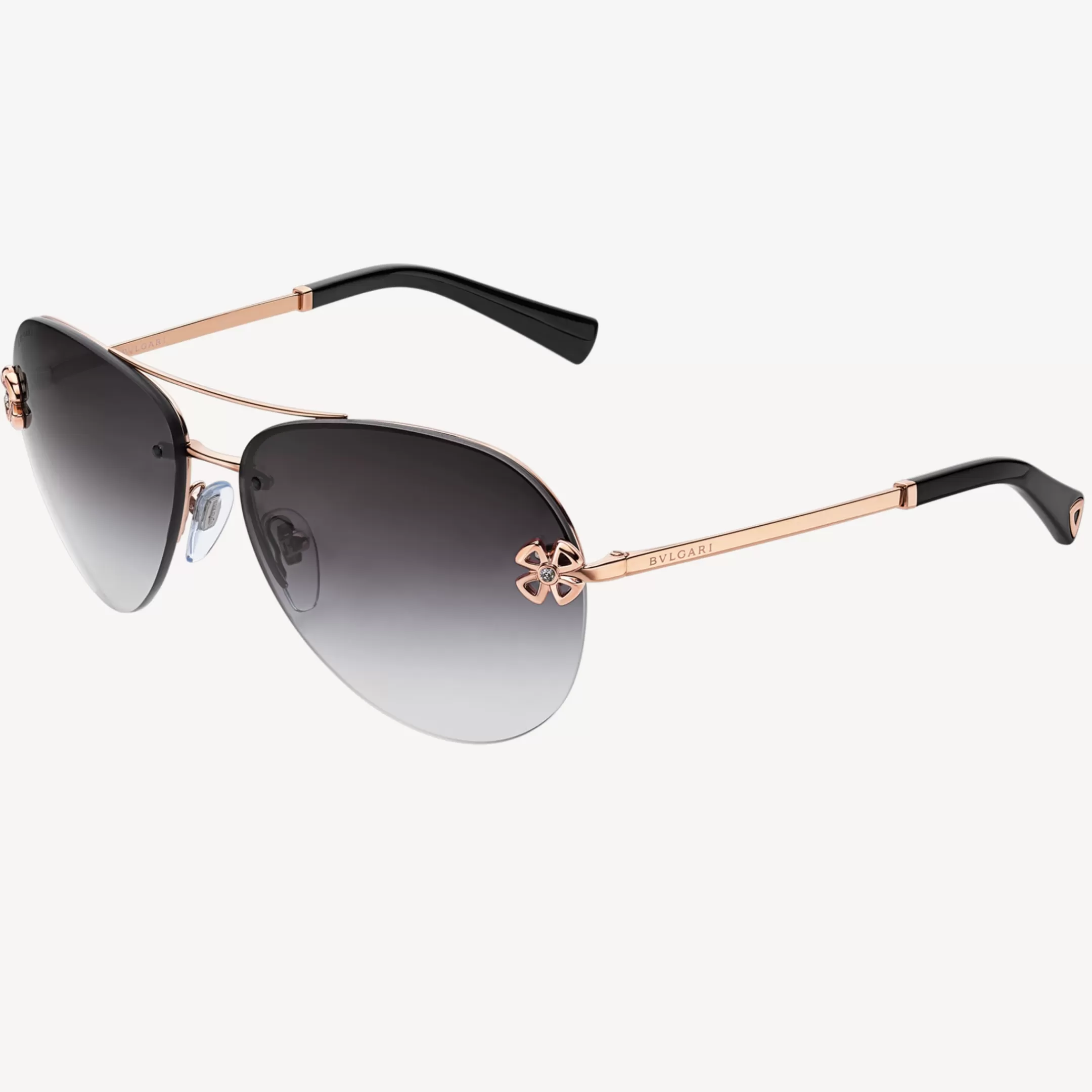 BVLGARI Fiorever Sonnenbrille Schwarz Best