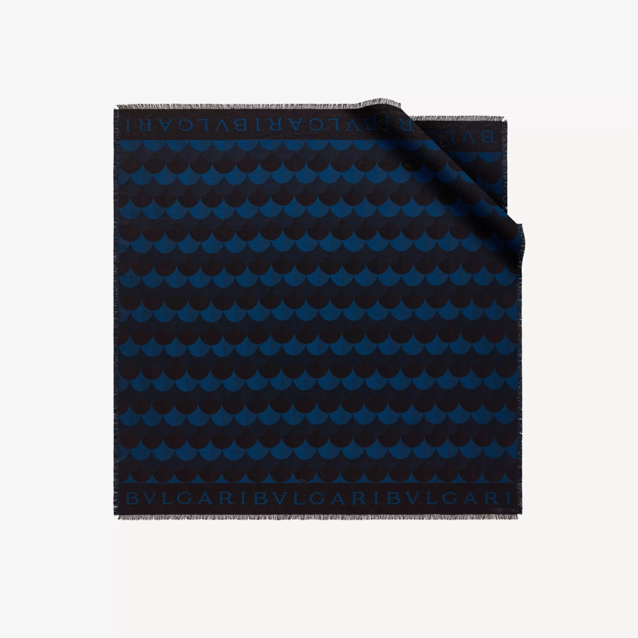 BVLGARI Heritage Halstuch Blau Cheap