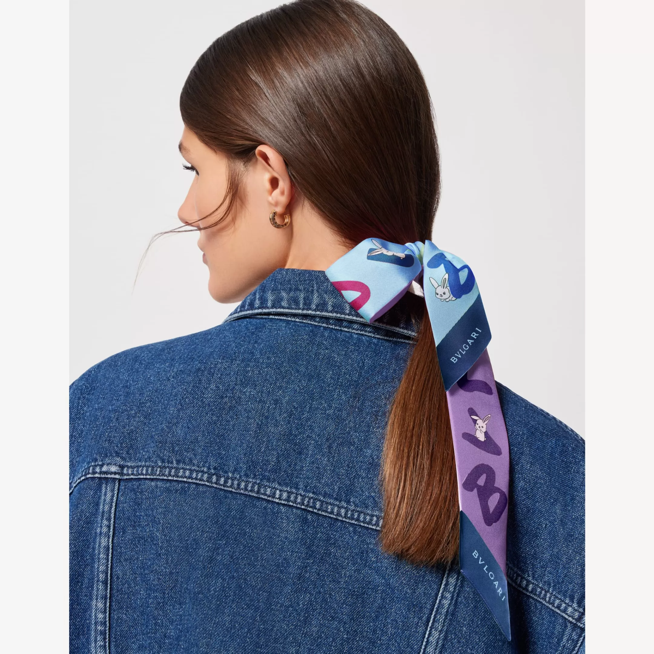 BVLGARI Heritage Mini Shelley Hellblau Discount