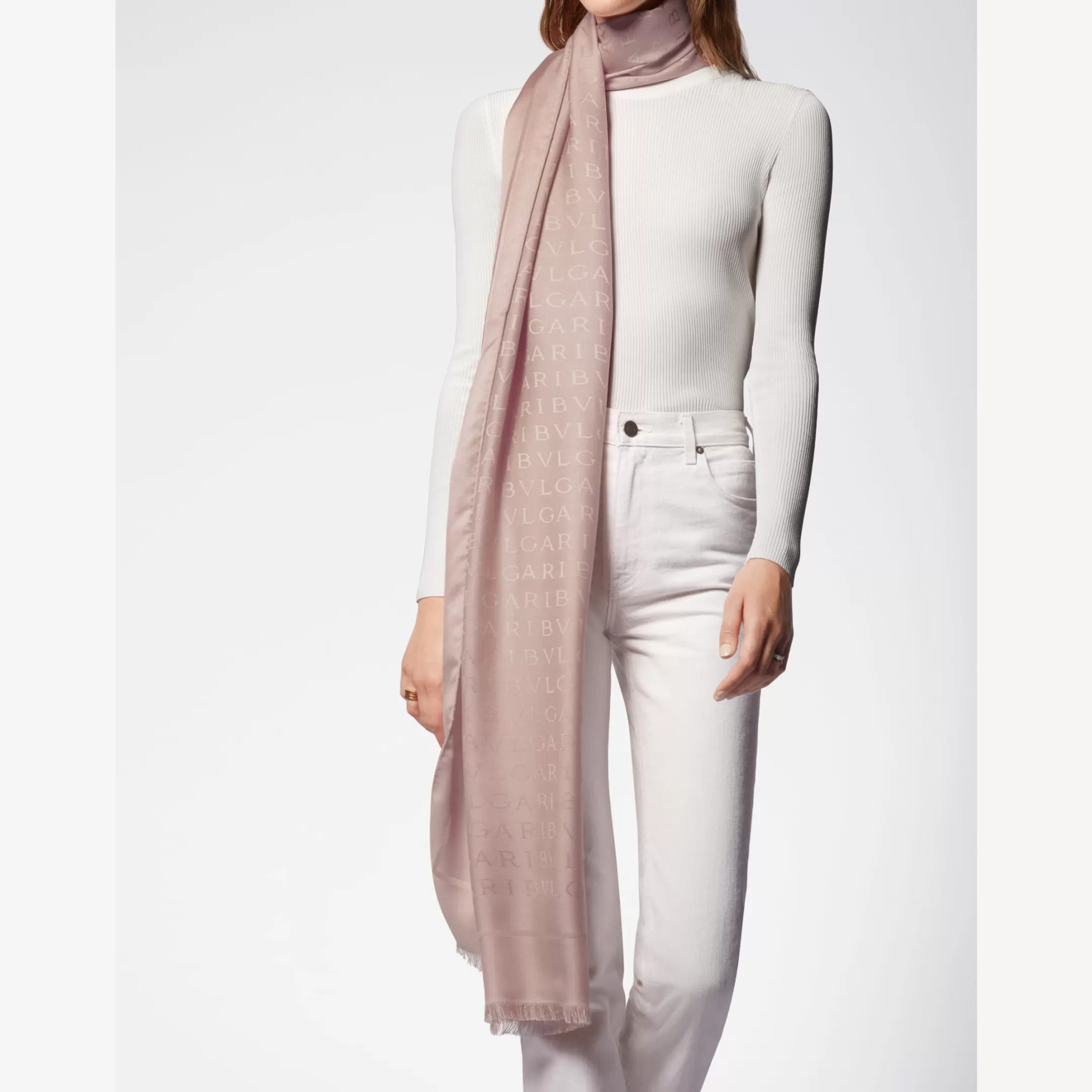BVLGARI Logomania Stola Rosa Shop