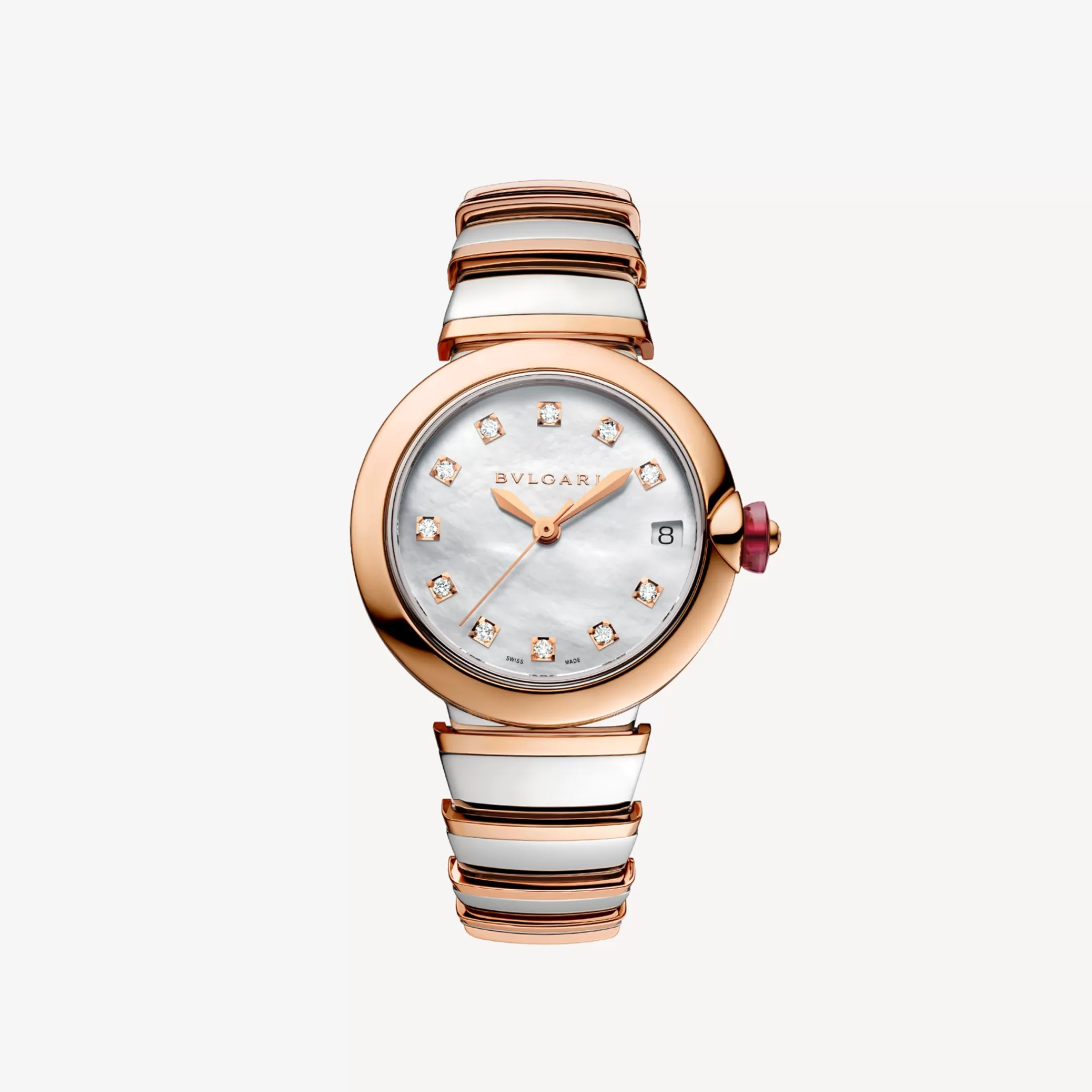 BVLGARI Lvcea Uhr Weiss Clearance