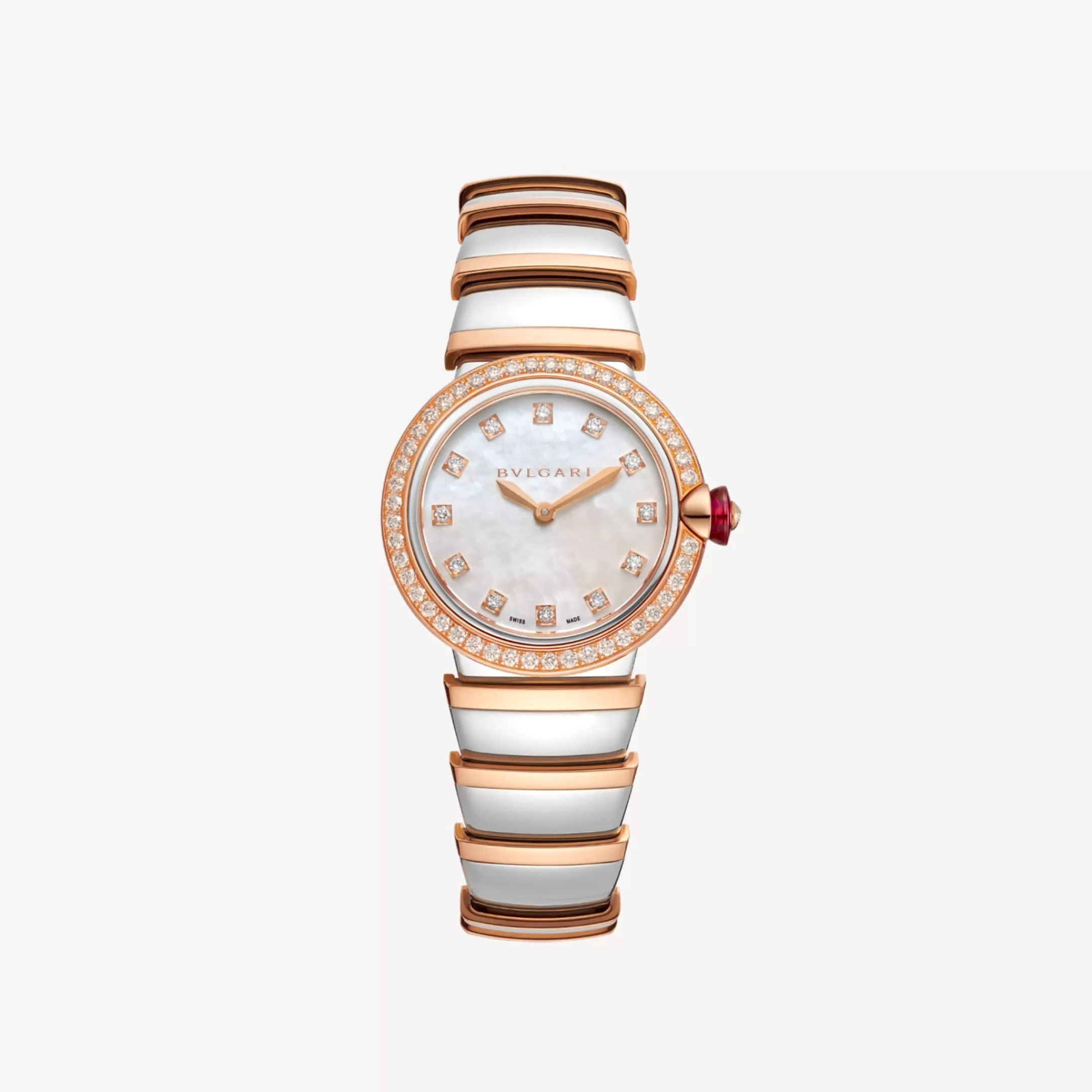 BVLGARI Lvcea Uhr Weiss Hot