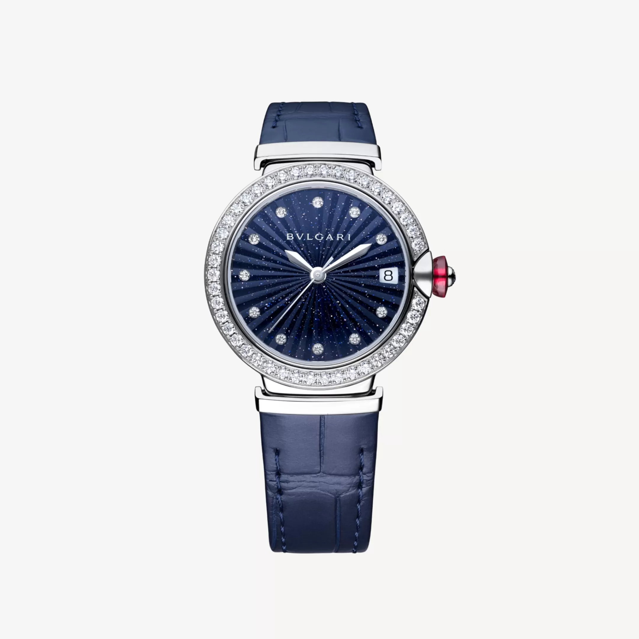 BVLGARI Lvcea Uhr Blau Hot