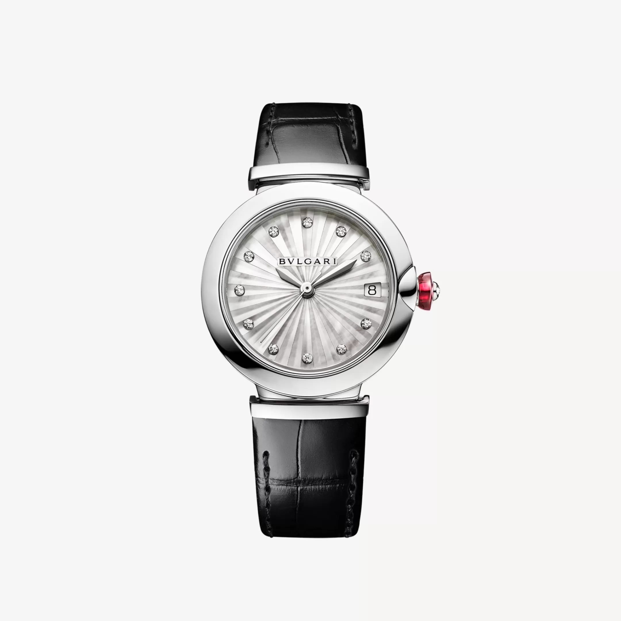 BVLGARI Lvcea Uhr Schwarz Outlet