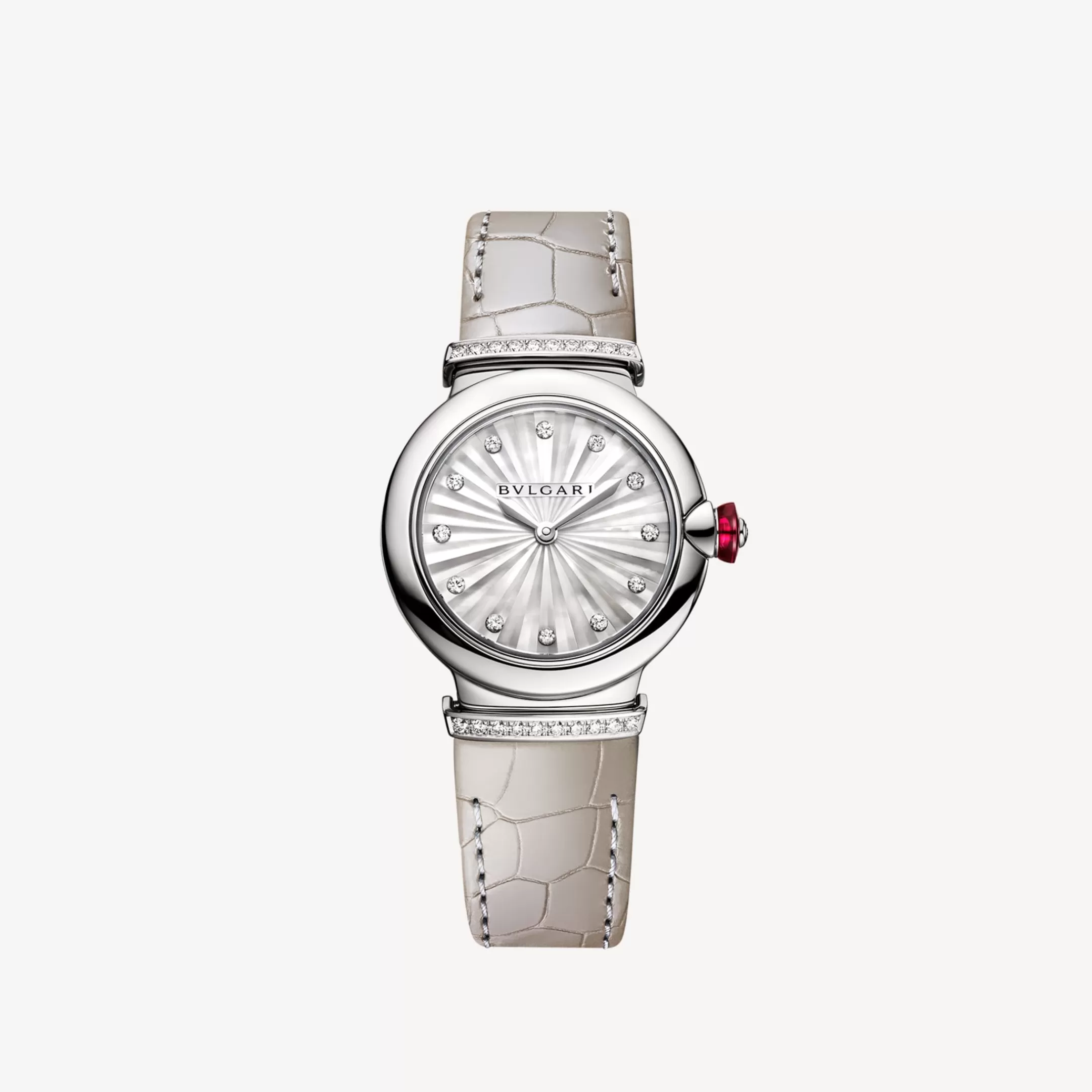 BVLGARI Lvcea Uhr Grau Best