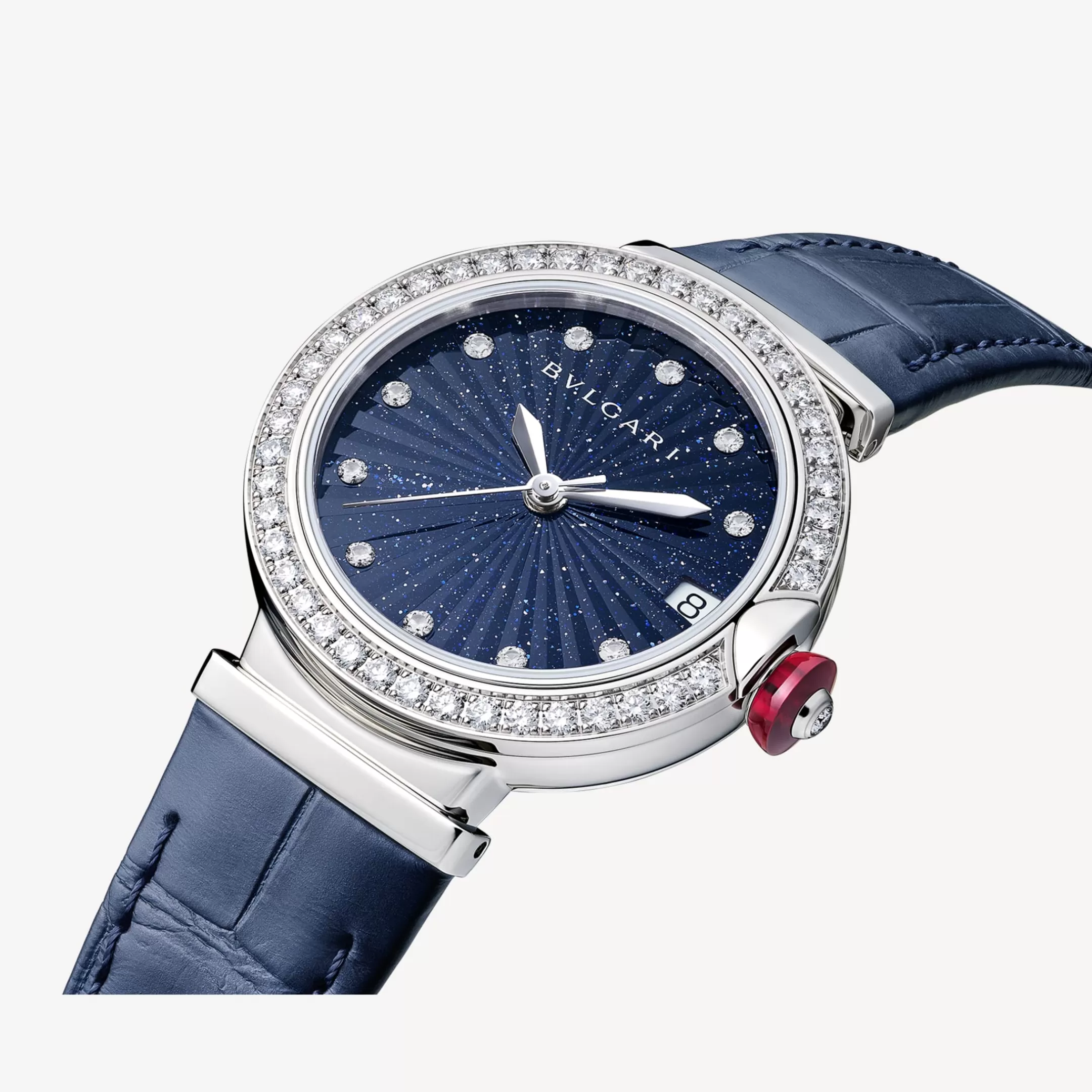 BVLGARI Lvcea Uhr Blau Hot