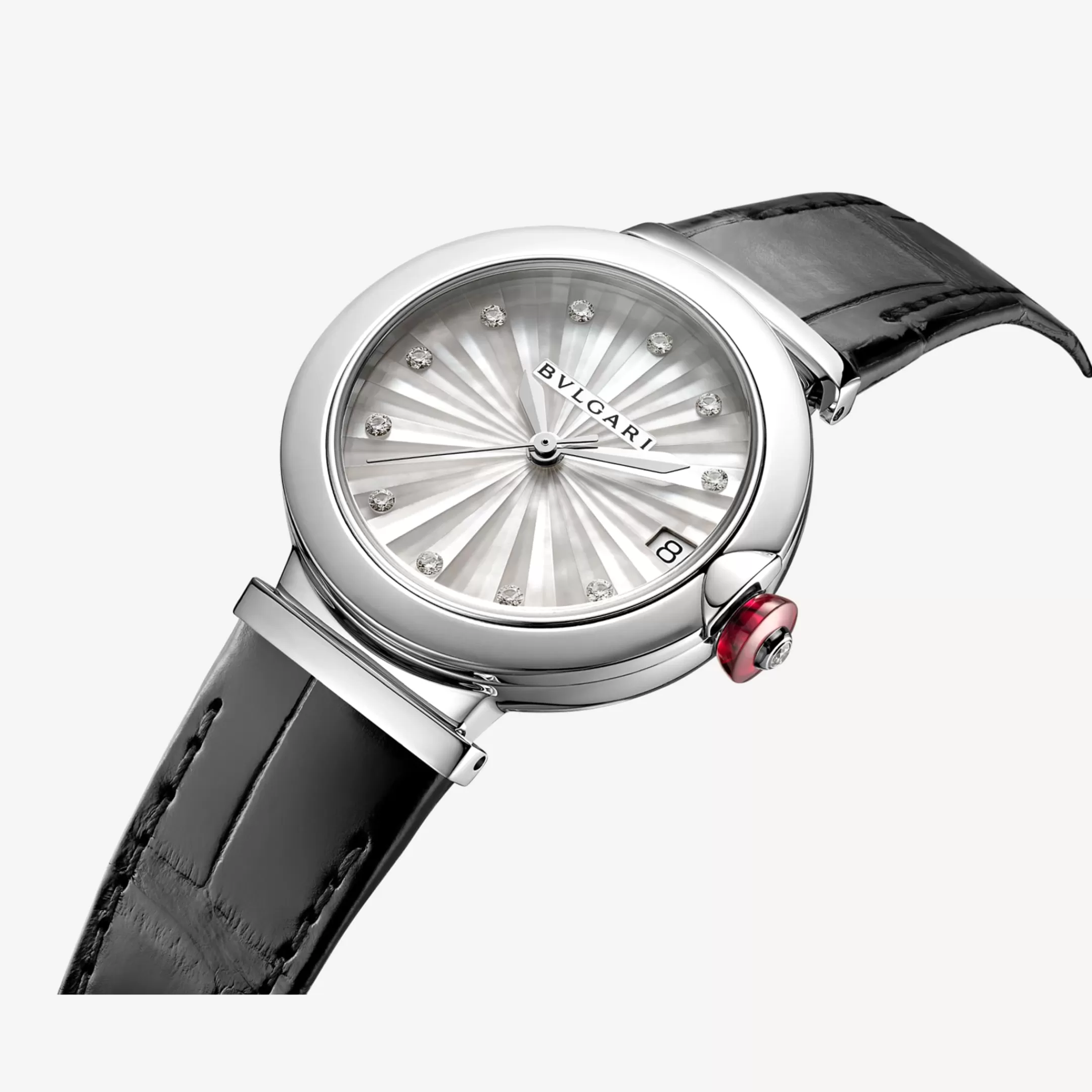 BVLGARI Lvcea Uhr Schwarz Outlet