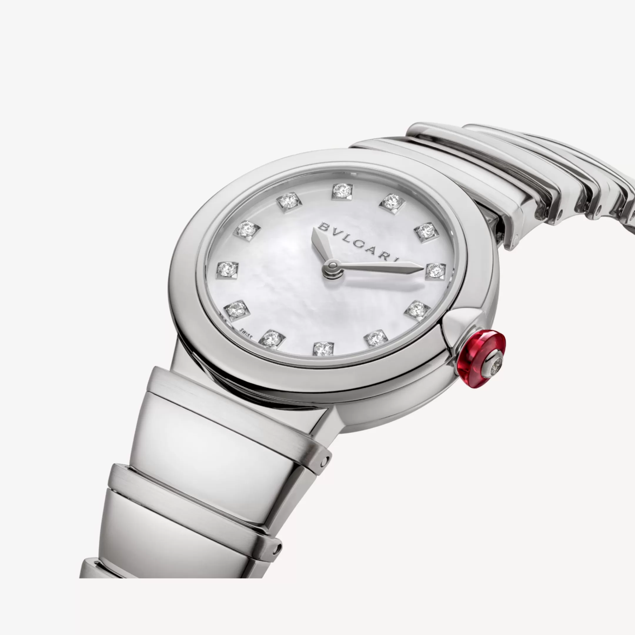 BVLGARI Lvcea Uhr Weiss Discount