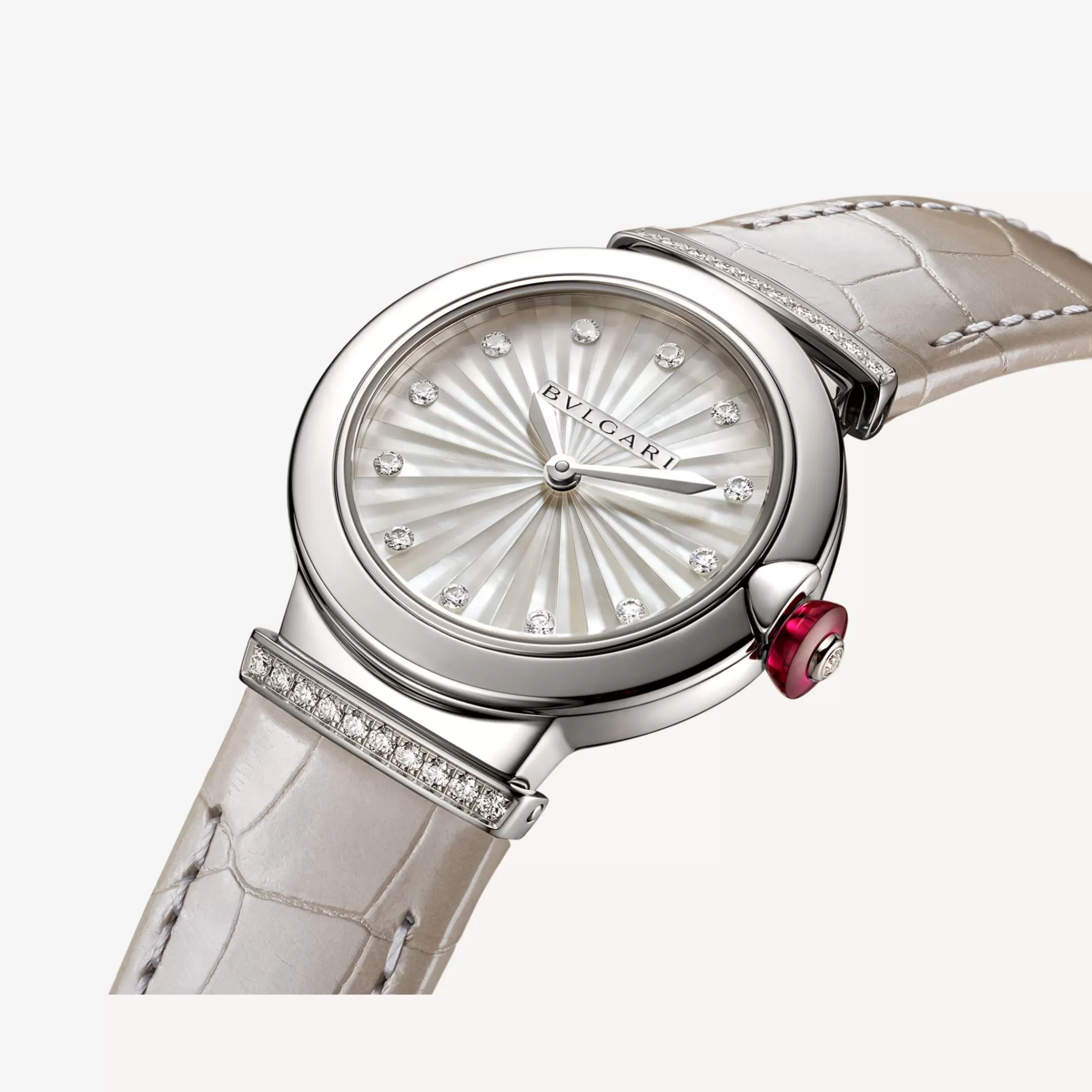 BVLGARI Lvcea Uhr Grau Best
