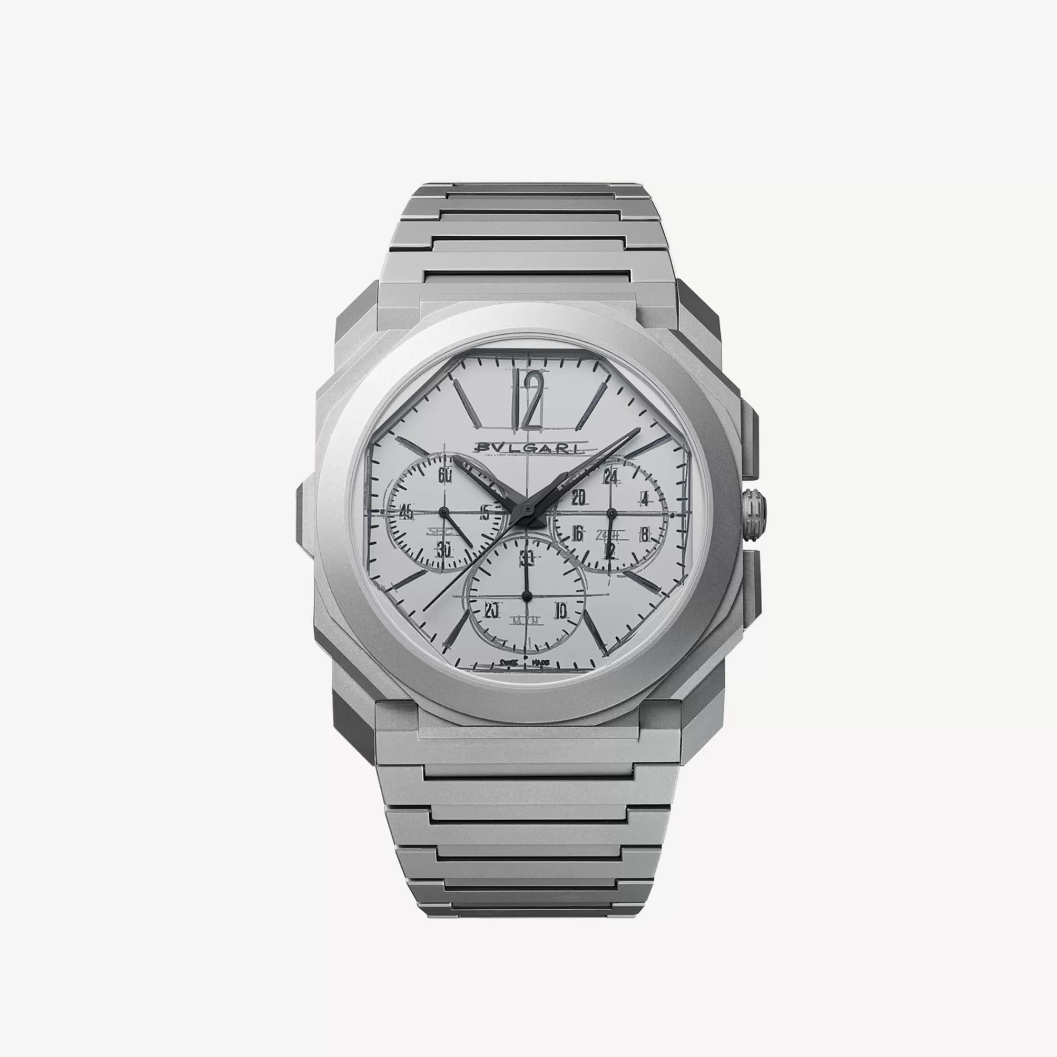 BVLGARI Octo Finissimo Uhr Grau Store