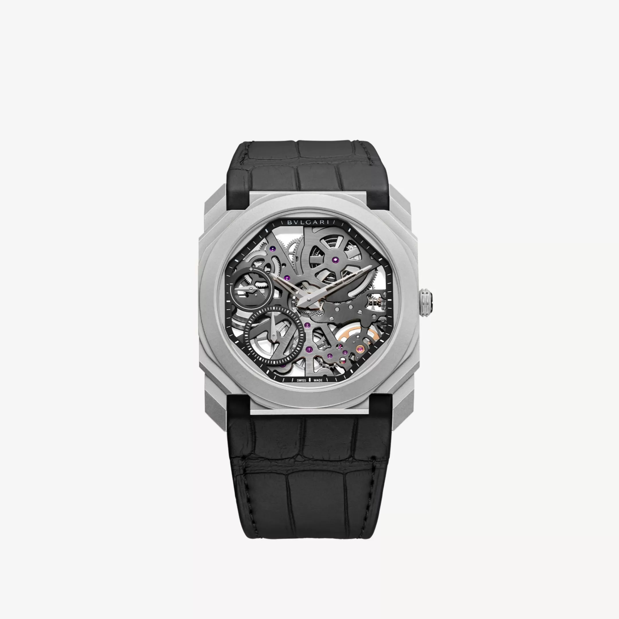 BVLGARI Octo Finissimo Uhr Schwarz/Grau Online
