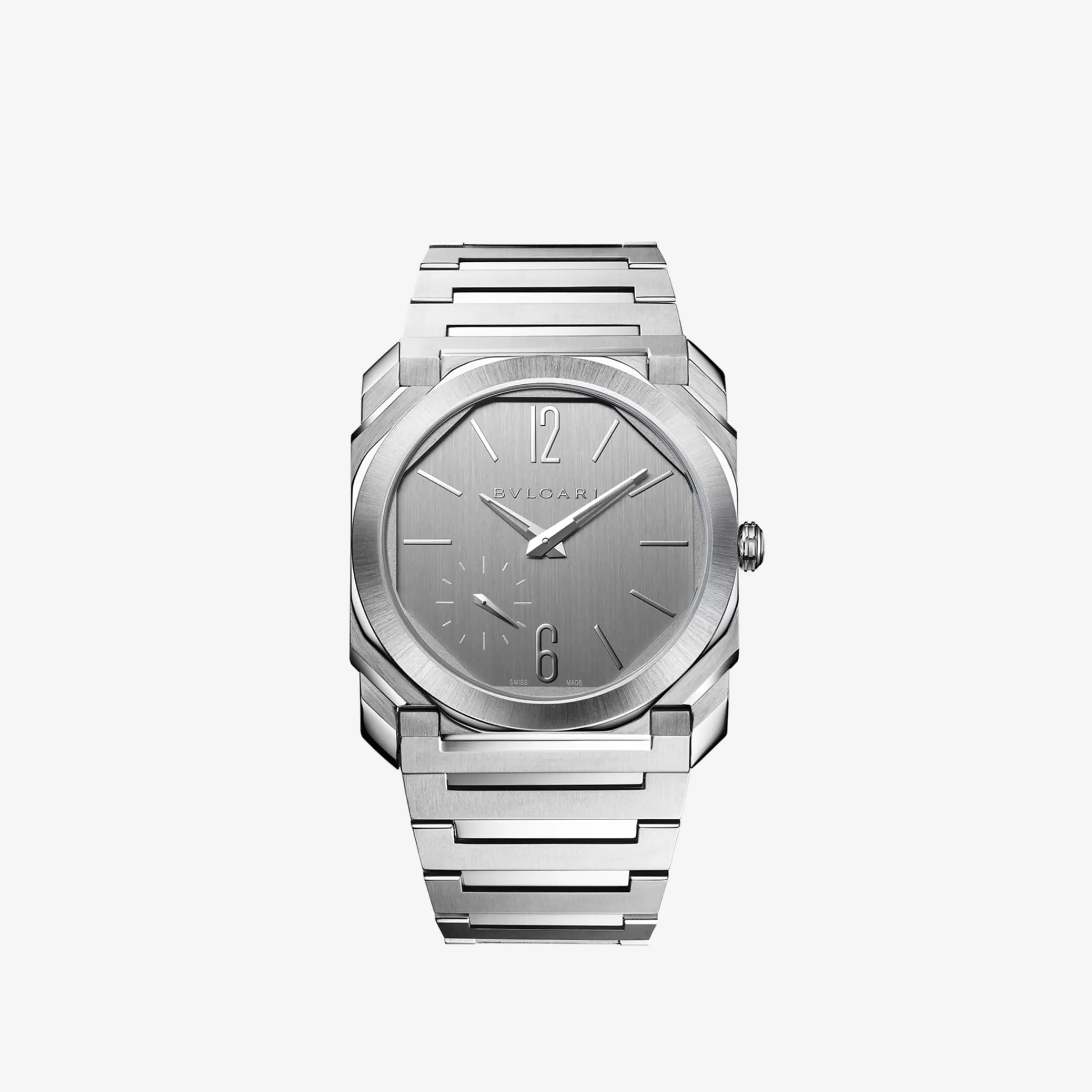 BVLGARI Octo Finissimo Uhr Grau Fashion